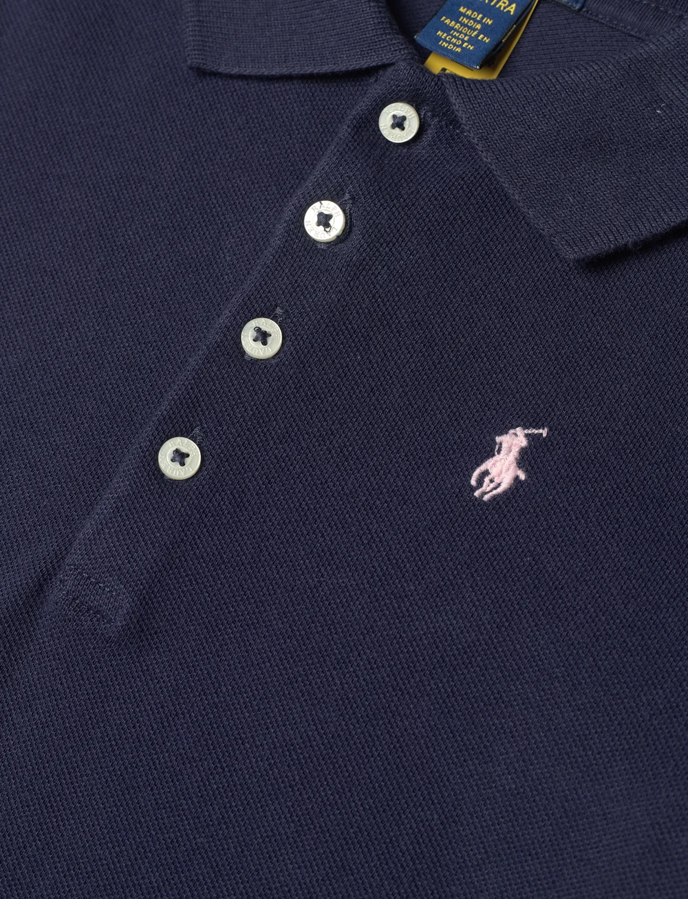 Ralph Lauren Kids - Stretch Mesh Polo Dress - kortärmade vardagsklänningar - refined navy - 2