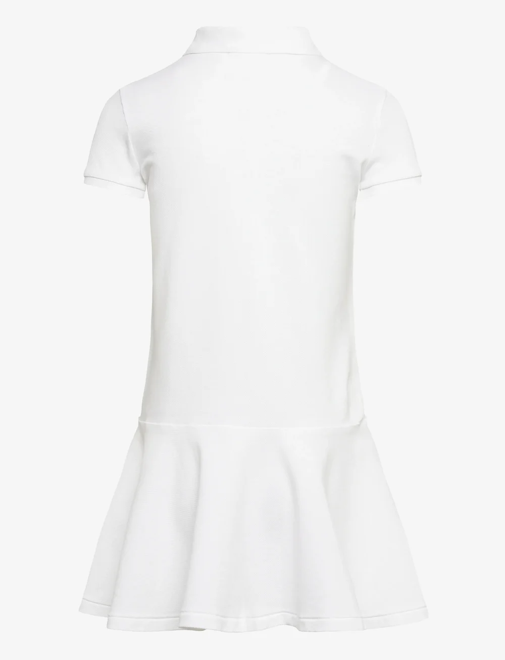 Ralph Lauren Kids - MESH-POLO DRESS-DR-KNT - kortærmede hverdagskjoler - white - 2