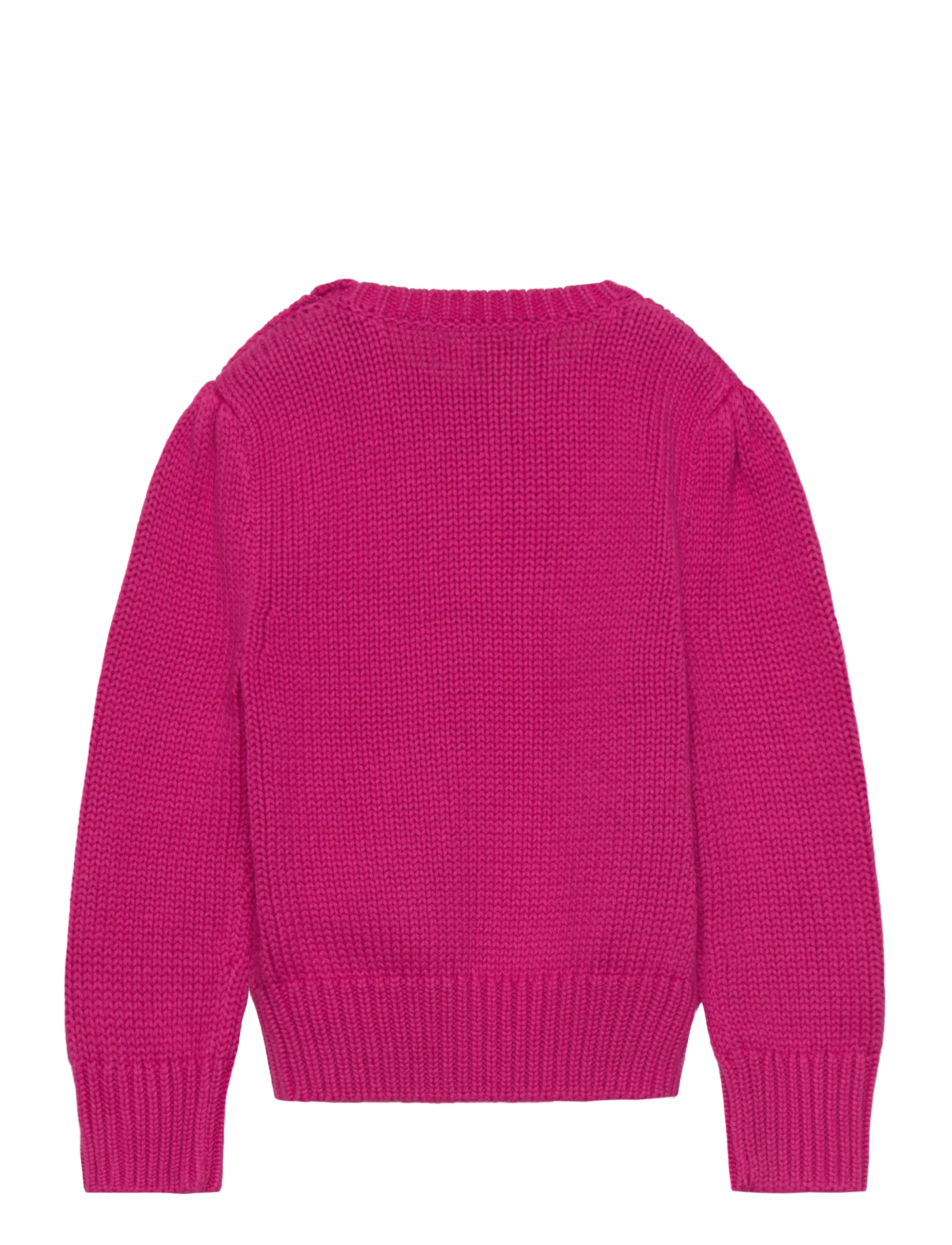 Ralph Lauren Kids - Flag Cotton Crewneck Sweater - trøjer - preppy pink - 1