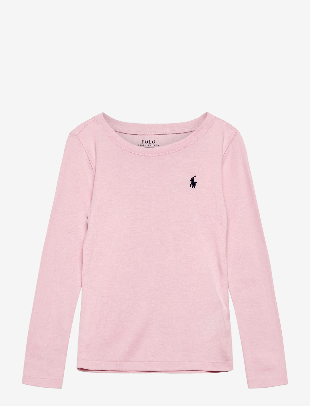 Ralph Lauren Kids - PIMA MODAL-LS CN TEE-TP-KNT - hint of pink/fren - 0