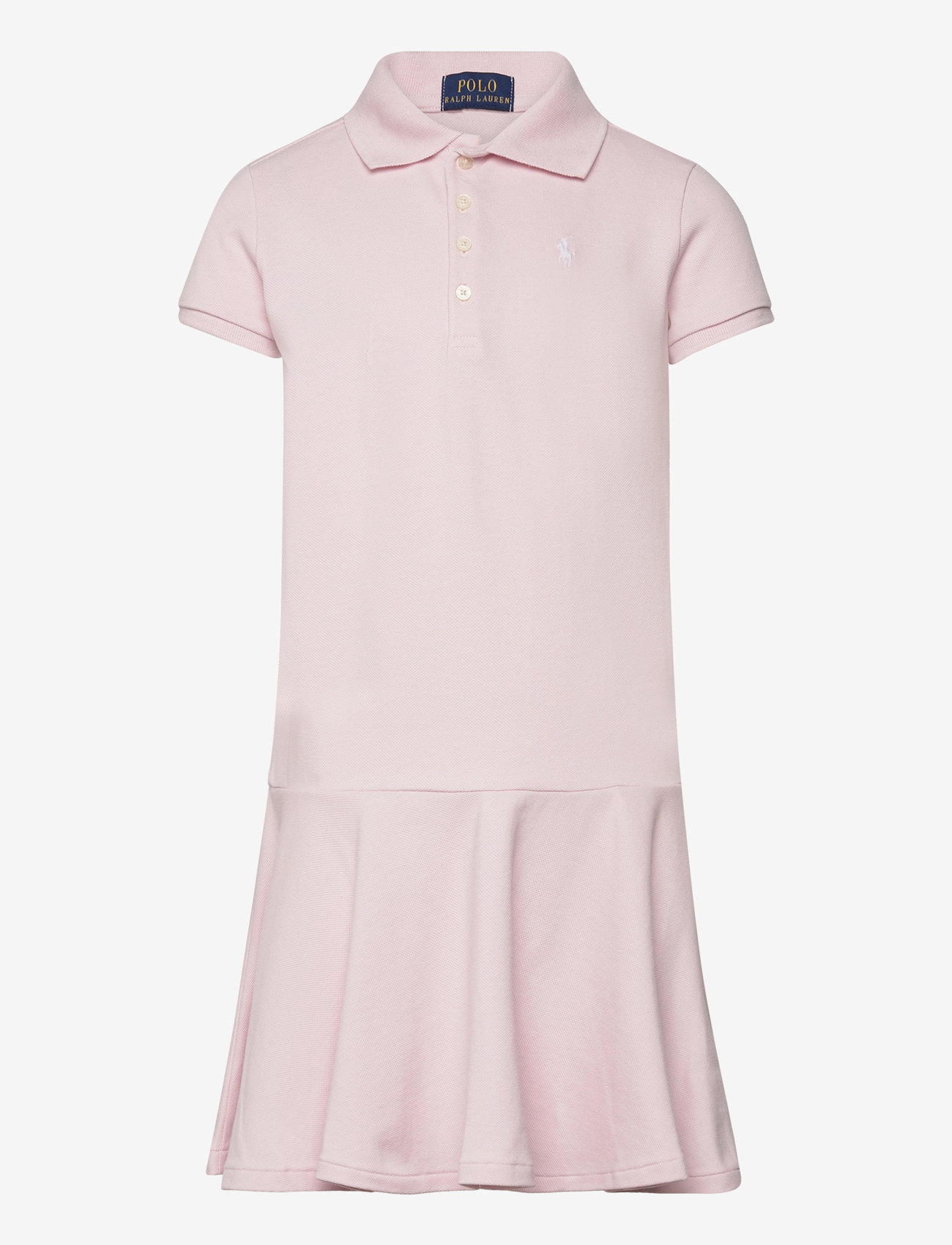 Ralph Lauren Kids Stretch Mesh Polo Dress – short-sleeved casual