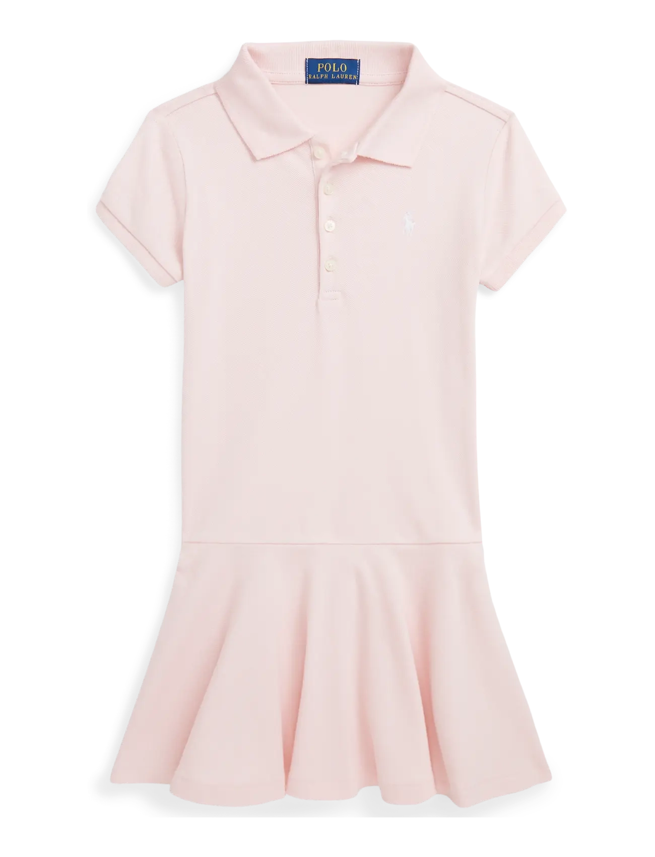 Ralph Lauren Kids STRETCH MESH-SS POLO DRES-DR-KNT - Kleidung - HINT OF PINK W/ W / pink/rose