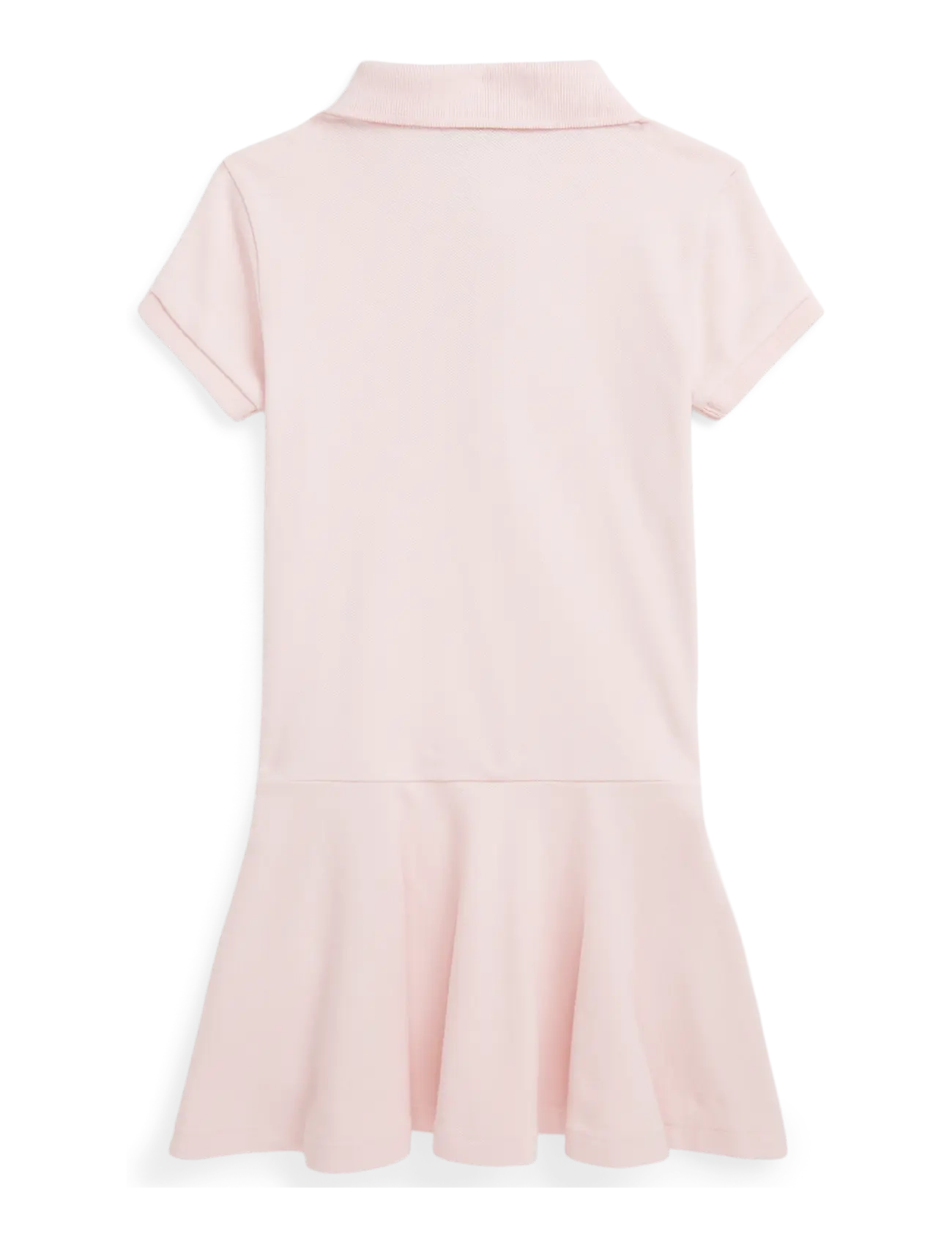 Ralph Lauren Kids - STRETCH MESH-SS POLO DRES-DR-KNT - kurzärmelige freizeitkleider - hint of pink w/ w - 2