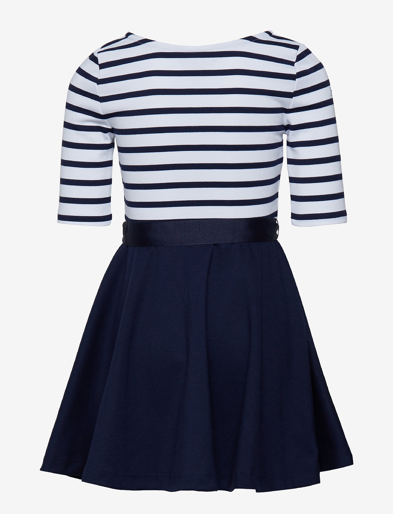 Ralph Lauren Kids - Two-Tone Ponte Dress - french navy/white - 1