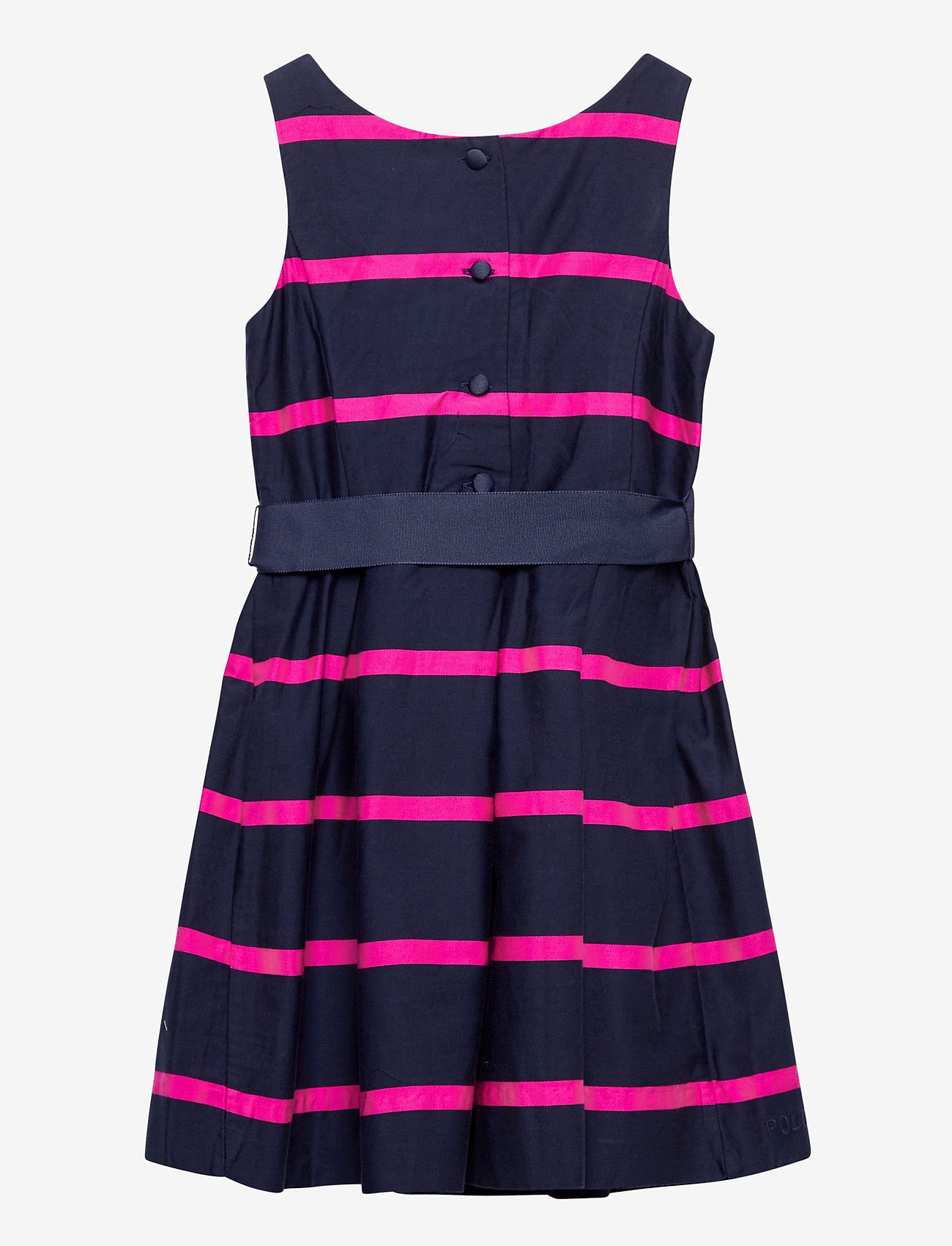 Ralph Lauren Kids - YD SATEEN-STRIPE DRESS-DR-WVN - french navy multi - 1