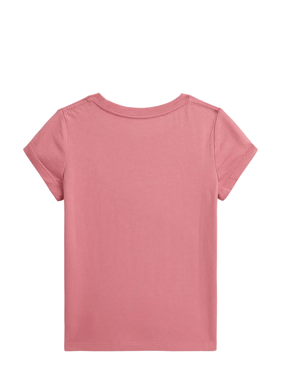 Ralph Lauren Kids - 30/1 JERSEY-SS CN TEE-TP-KNT - kortærmede t-shirts - desert rose sp26 - 1