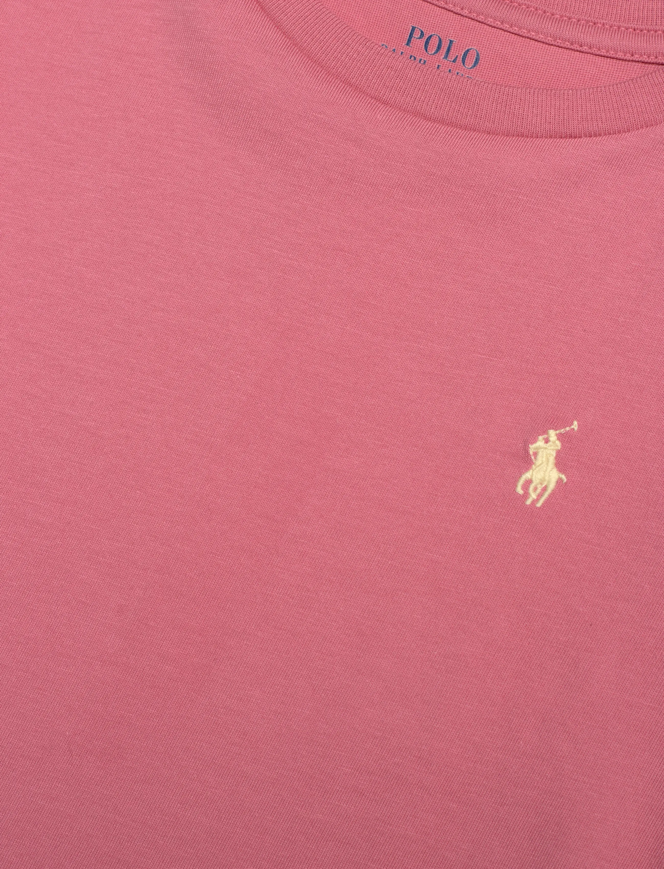 Ralph Lauren Kids - 30/1 JERSEY-SS CN TEE-TP-KNT - kortærmede t-shirts - desert rose sp26 - 2