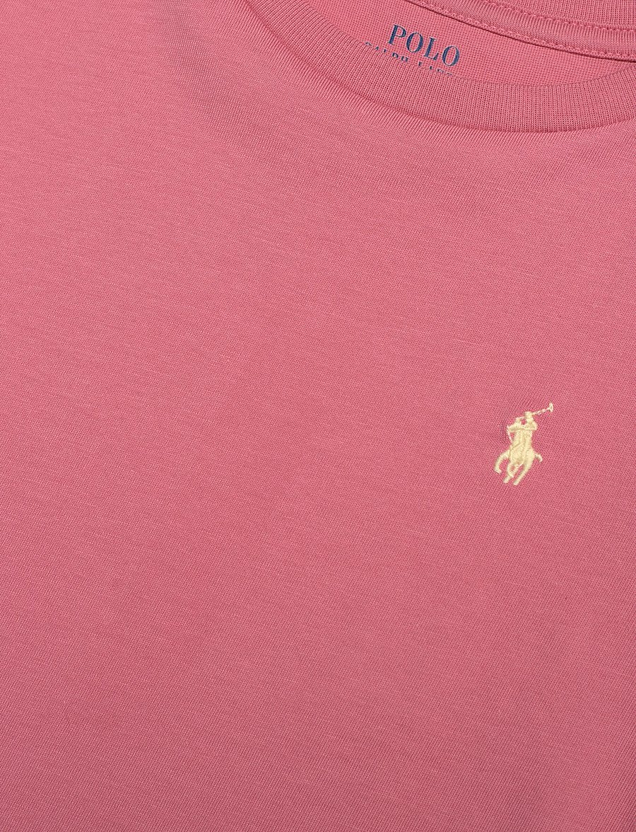 Ralph Lauren Kids - 30/1 JERSEY-SS CN TEE-TP-KNT - kortærmede t-shirts - desert rose sp26 - 2