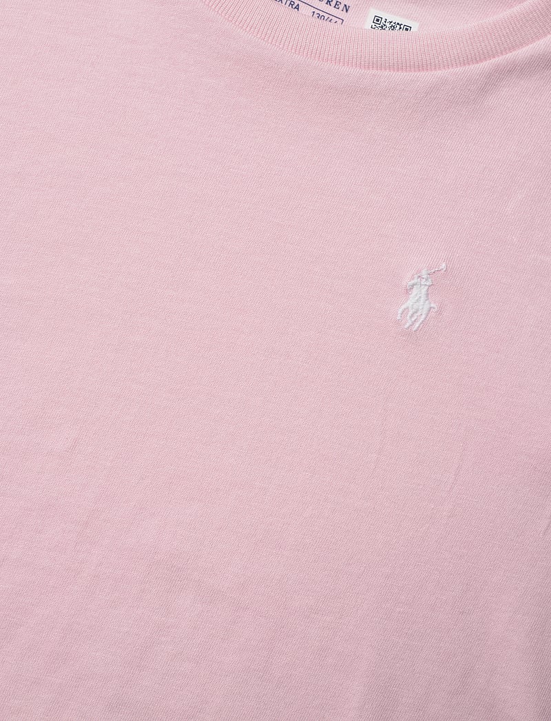 Ralph Lauren Kids - 30/1 JERSEY-SS CN TEE-TP-KNT - stutterma bolir - hint of pink - 2