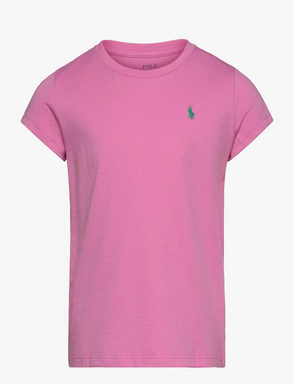 Ralph Lauren Kids - 30/1 JERSEY-SS CN TEE-TP-KNT - t-shirts à manches courtes - laguna pink w/ pl - 0
