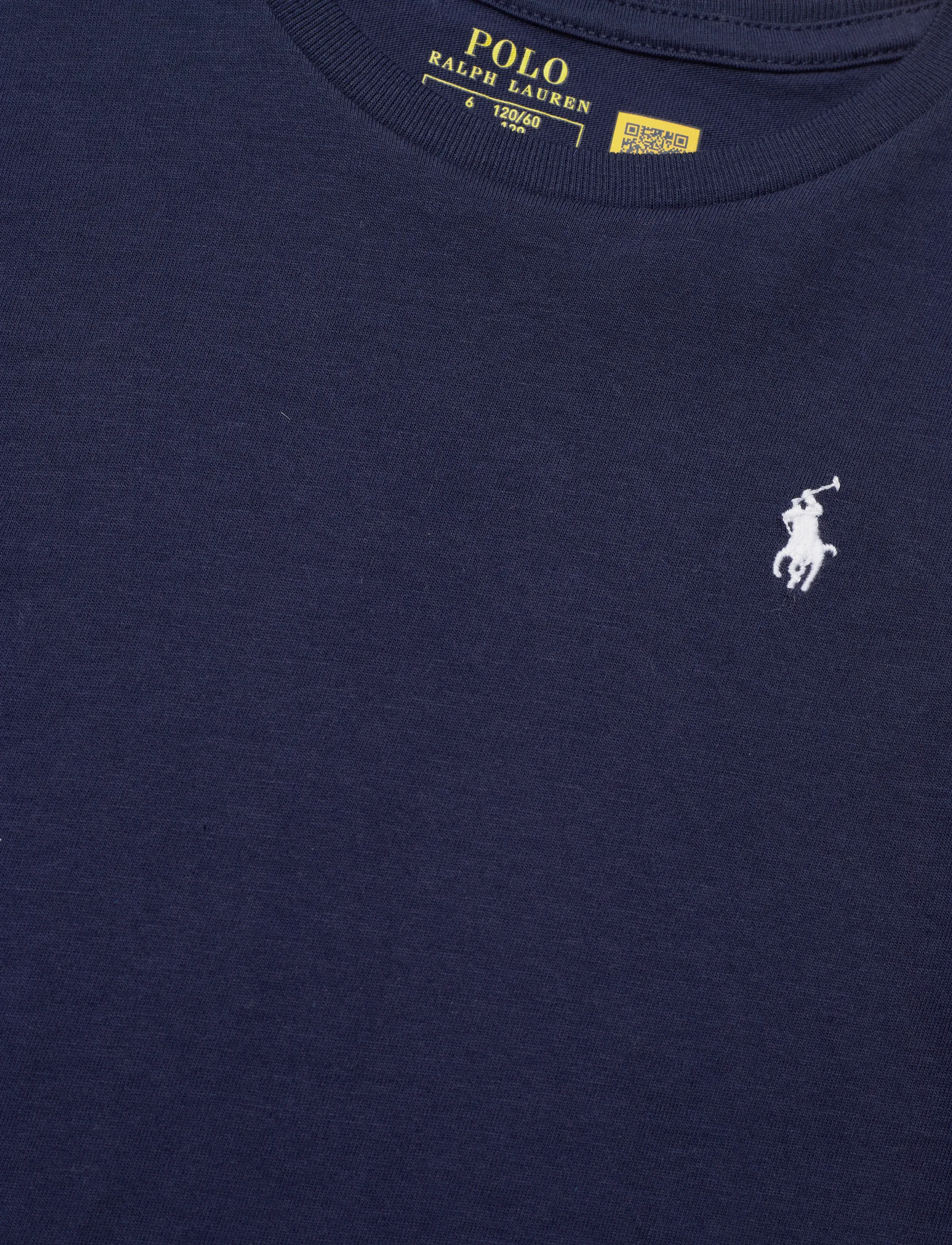 Ralph Lauren Kids - Cotton Jersey Tee - marškinėliai trumpomis rankovėmis - newport navy w/wh - 2