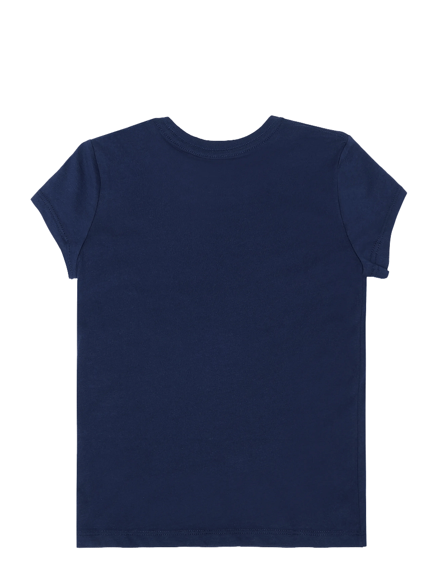 Ralph Lauren Kids - 30/1 JERSEY-SS CN TEE-TP-KNT - kurzärmelige - newport navy w/white - 1