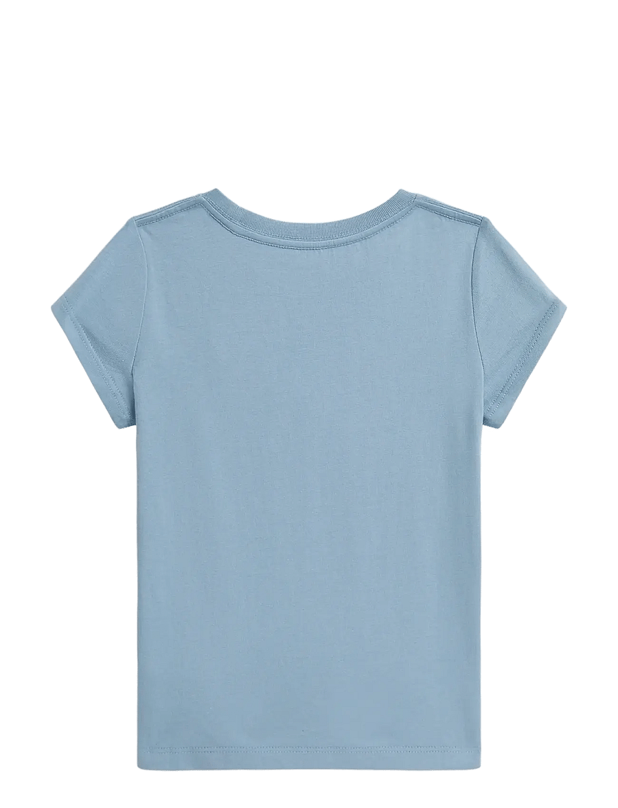 Ralph Lauren Kids - 30/1 JERSEY-SS CN TEE-TP-KNT - kortærmede t-shirts - vessel blue - 1