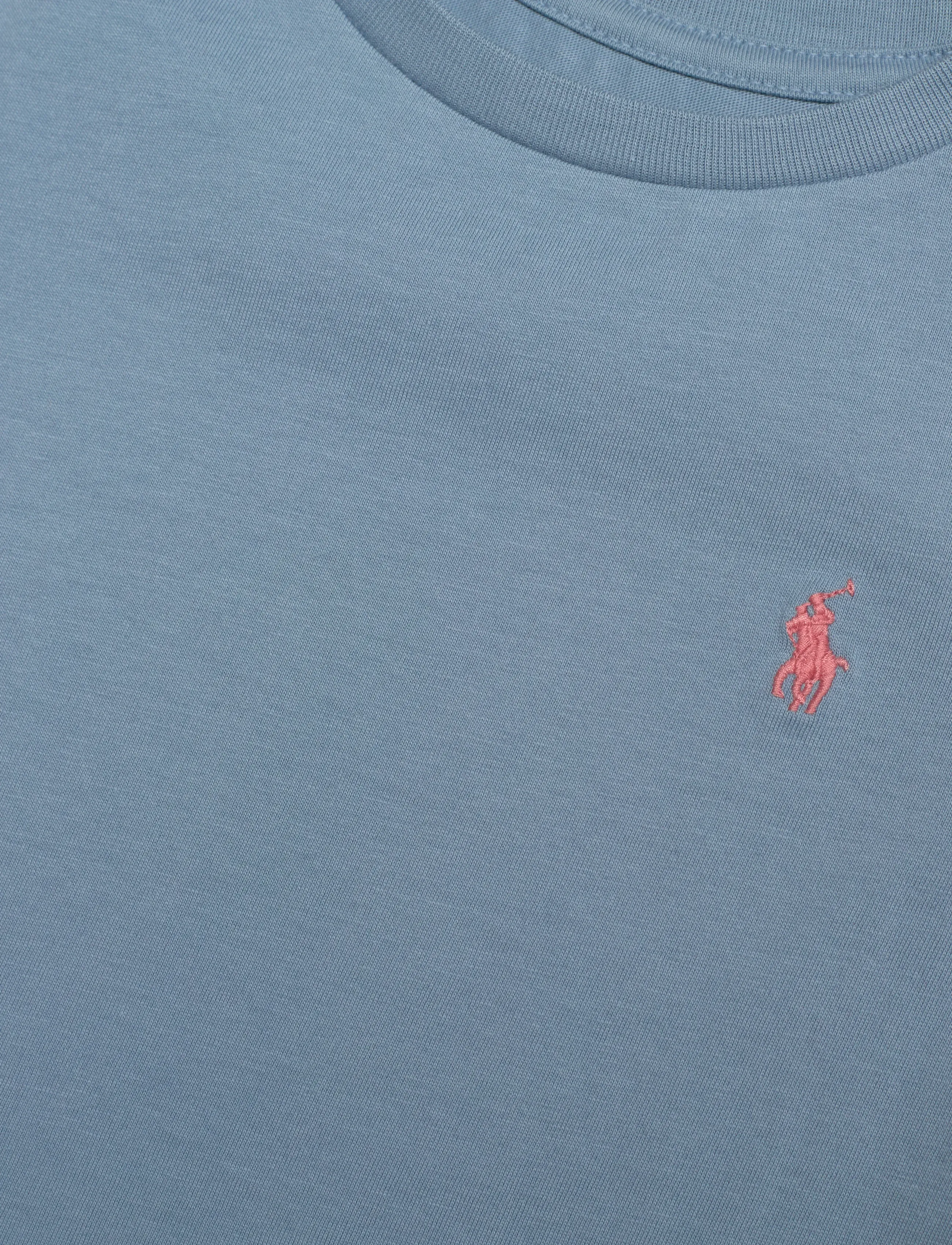 Ralph Lauren Kids - 30/1 JERSEY-SS CN TEE-TP-KNT - kortærmede t-shirts - vessel blue - 2