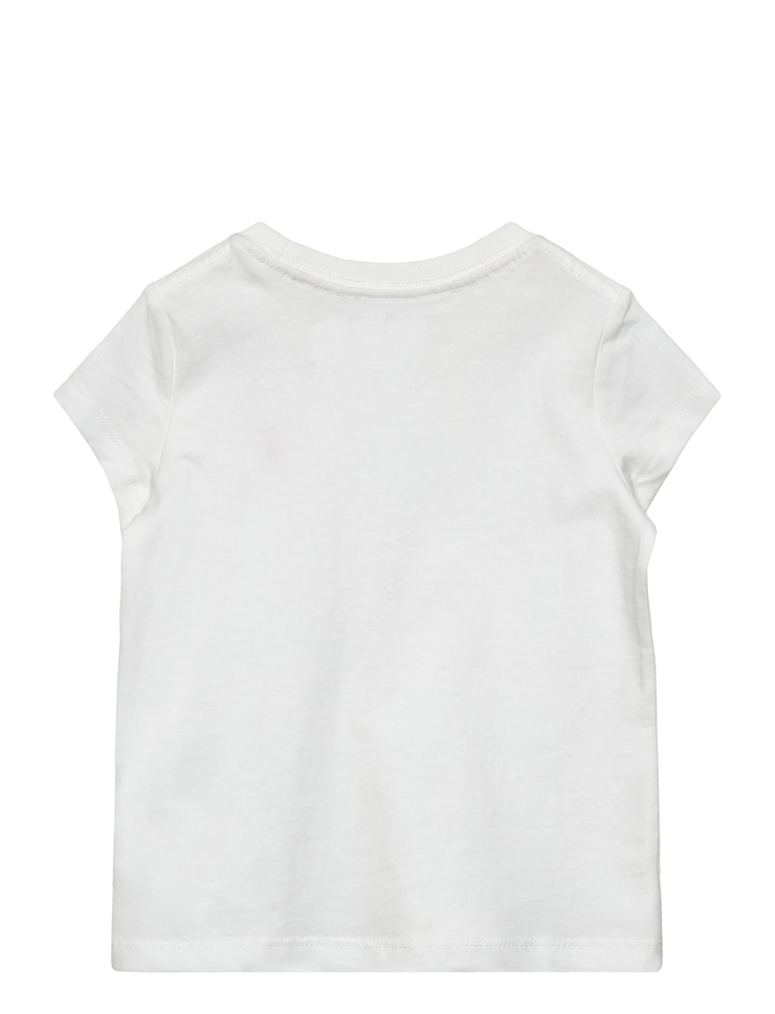 Ralph Lauren Kids - 30/1 JERSEY-SS CN TEE-TP-KNT - t-shirts à manches courtes - white w/ hint of - 1