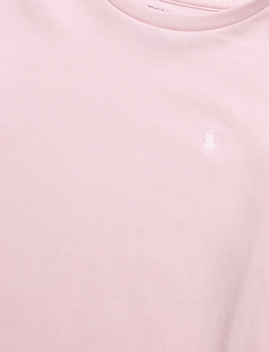 Ralph Lauren Kids - Cotton Jersey Tee - pikkade varrukatega t-särgid - hint of pink - 2