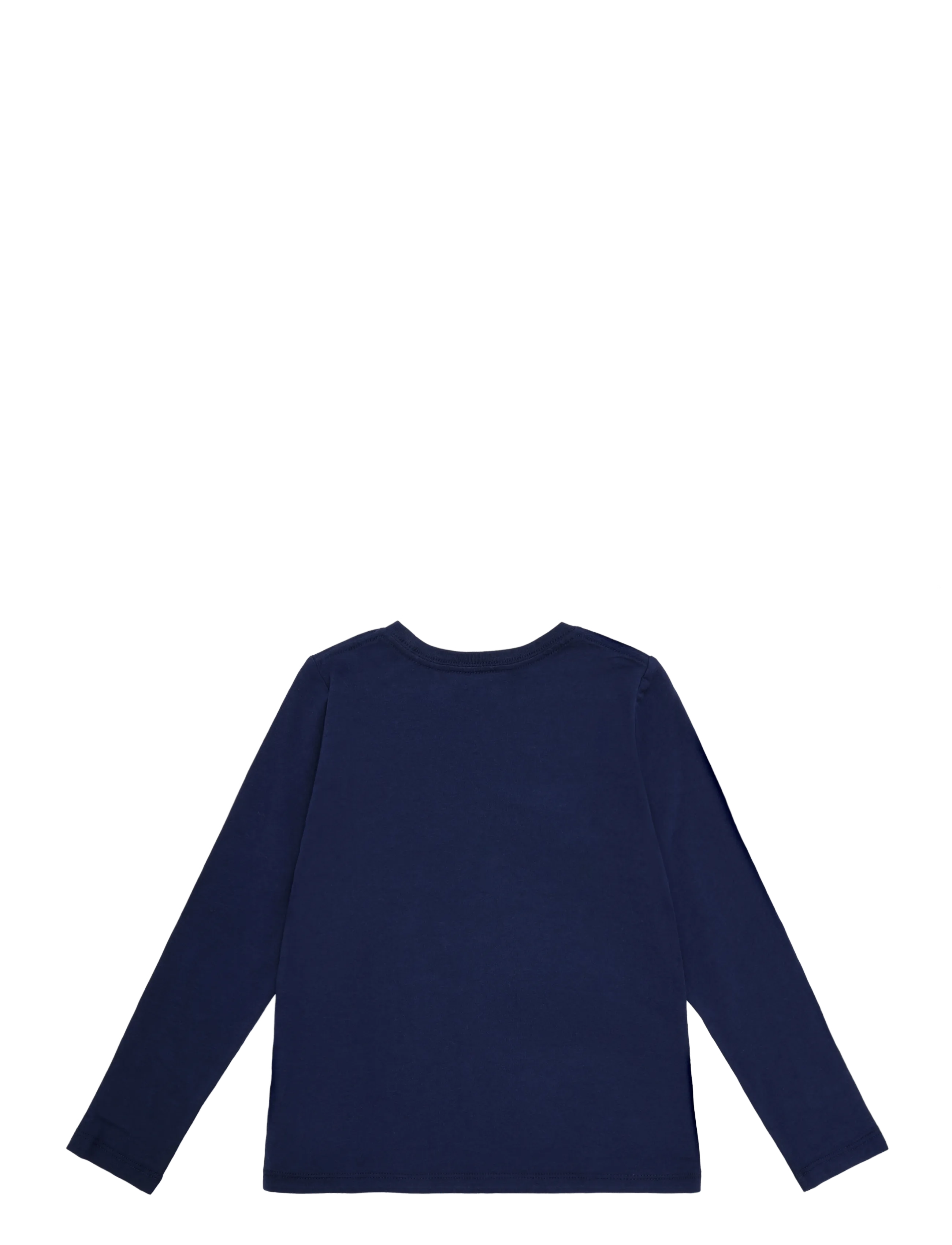 Ralph Lauren Kids - Cotton Jersey Tee - långärmade t-shirts - newport navy w white pp - 1