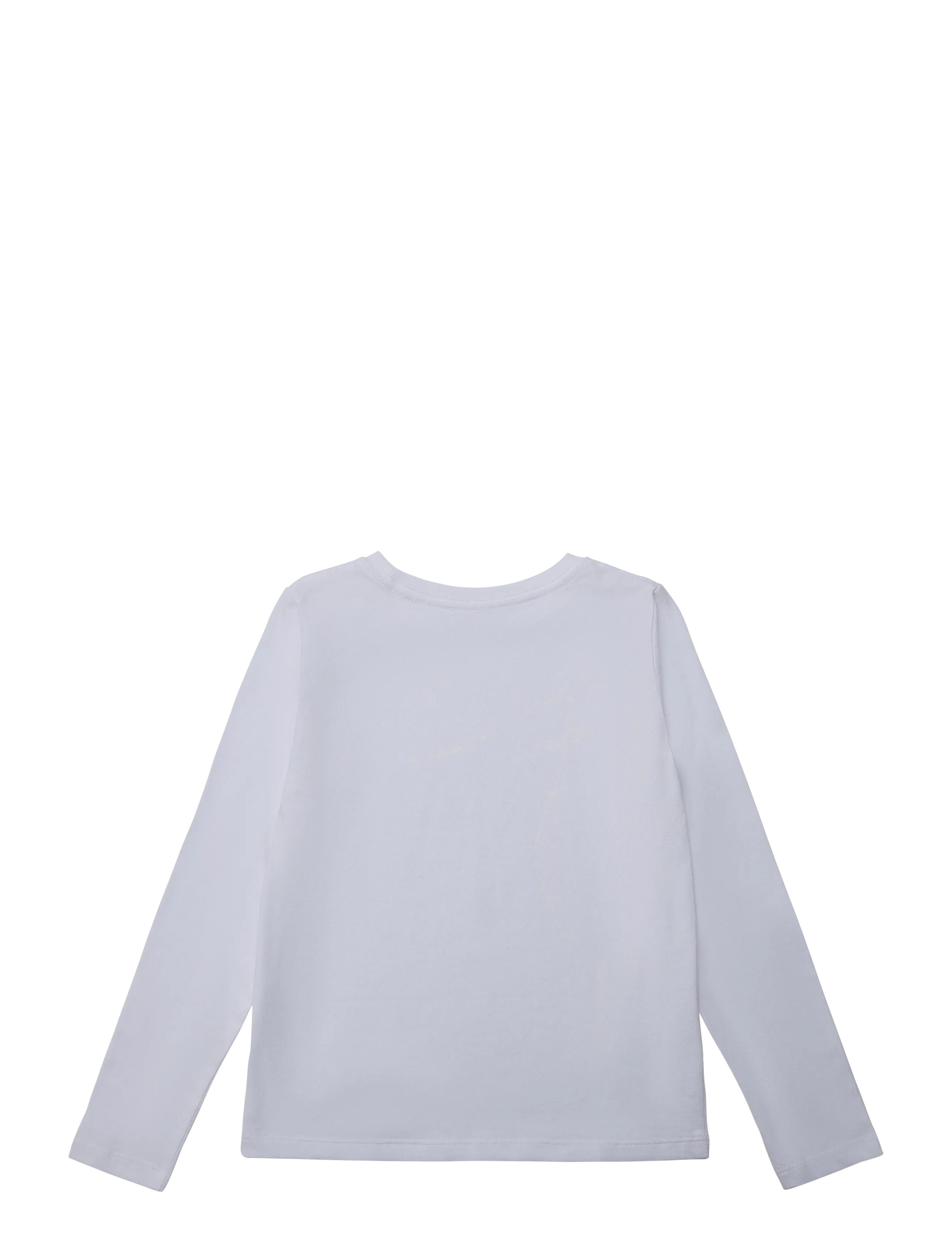Ralph Lauren Kids - Cotton Jersey Tee - långärmade t-shirts - white w hint of pink pp - 1