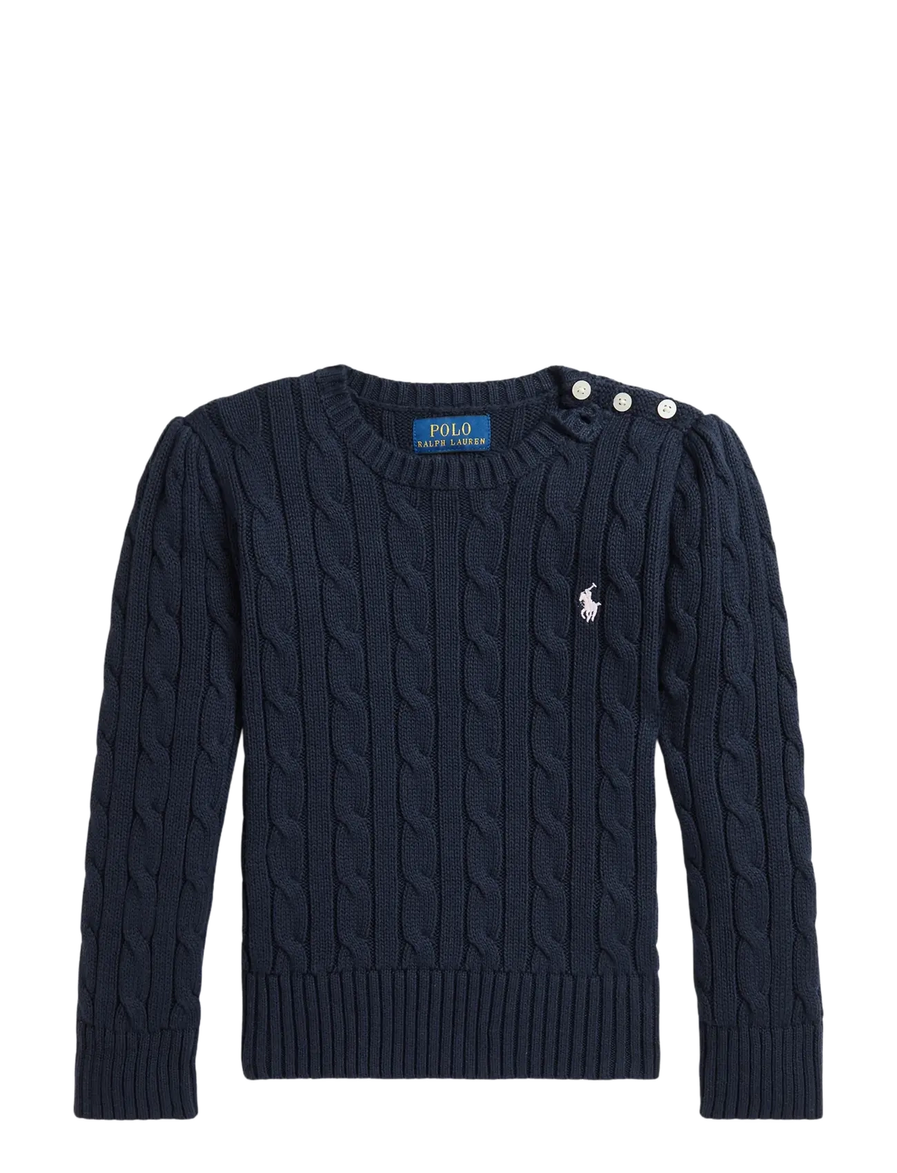 Ralph Lauren Kids Cable-Knit Cotton Sweater - Kleidung - RL NAVY W/ NEVIS / navy
