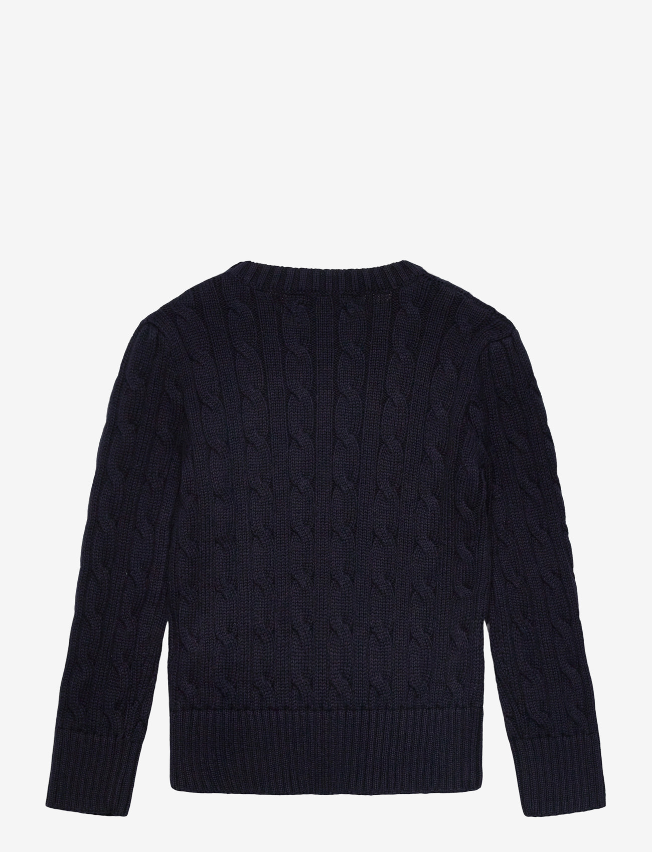 Ralph Lauren Kids - 20/2 COTTON-CABLE CN-TP-SWT - trøjer - rl navy w/ nevis - 1