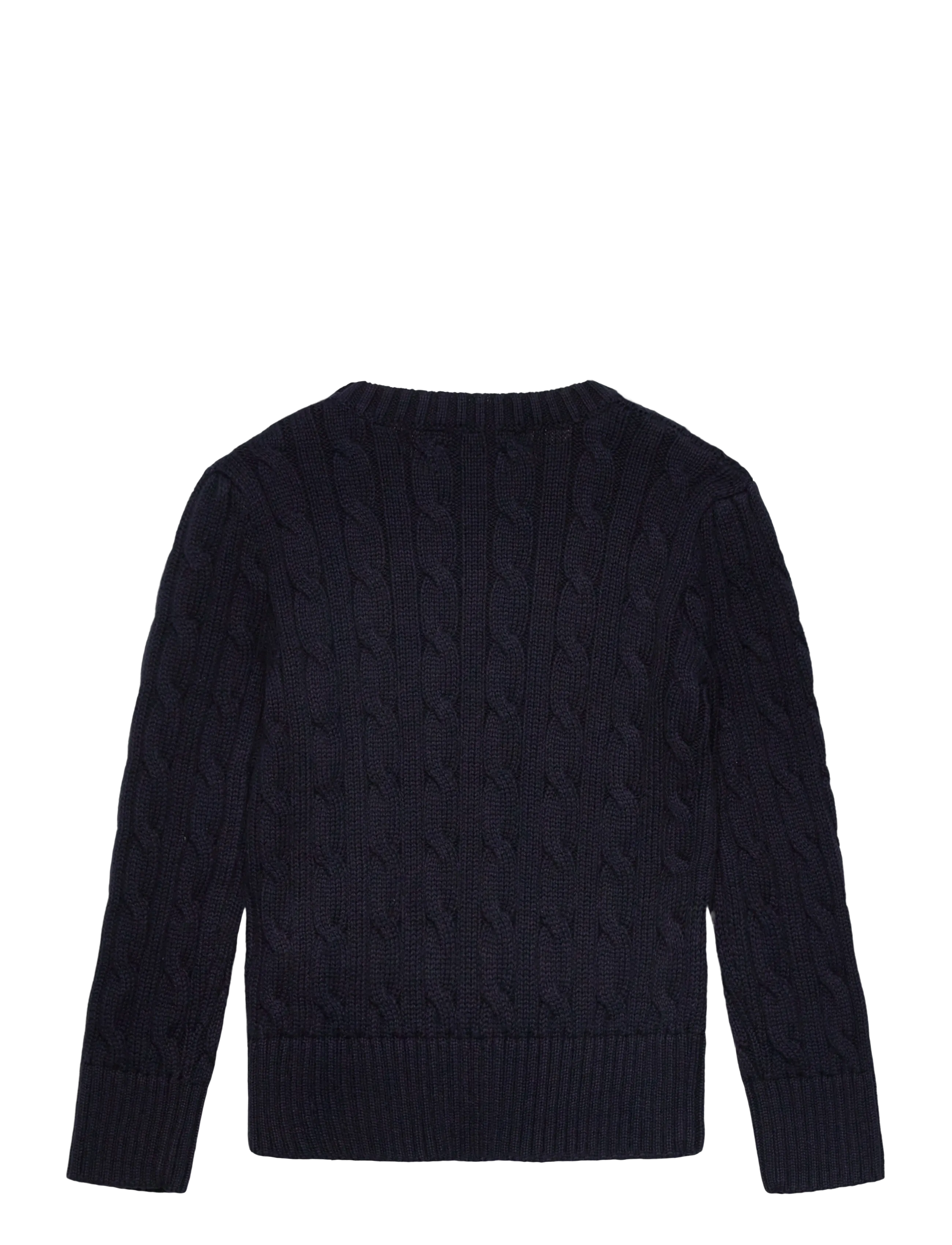 Ralph Lauren Kids - Cable-Knit Cotton Sweater - pullover - rl navy w/ nevis - 1