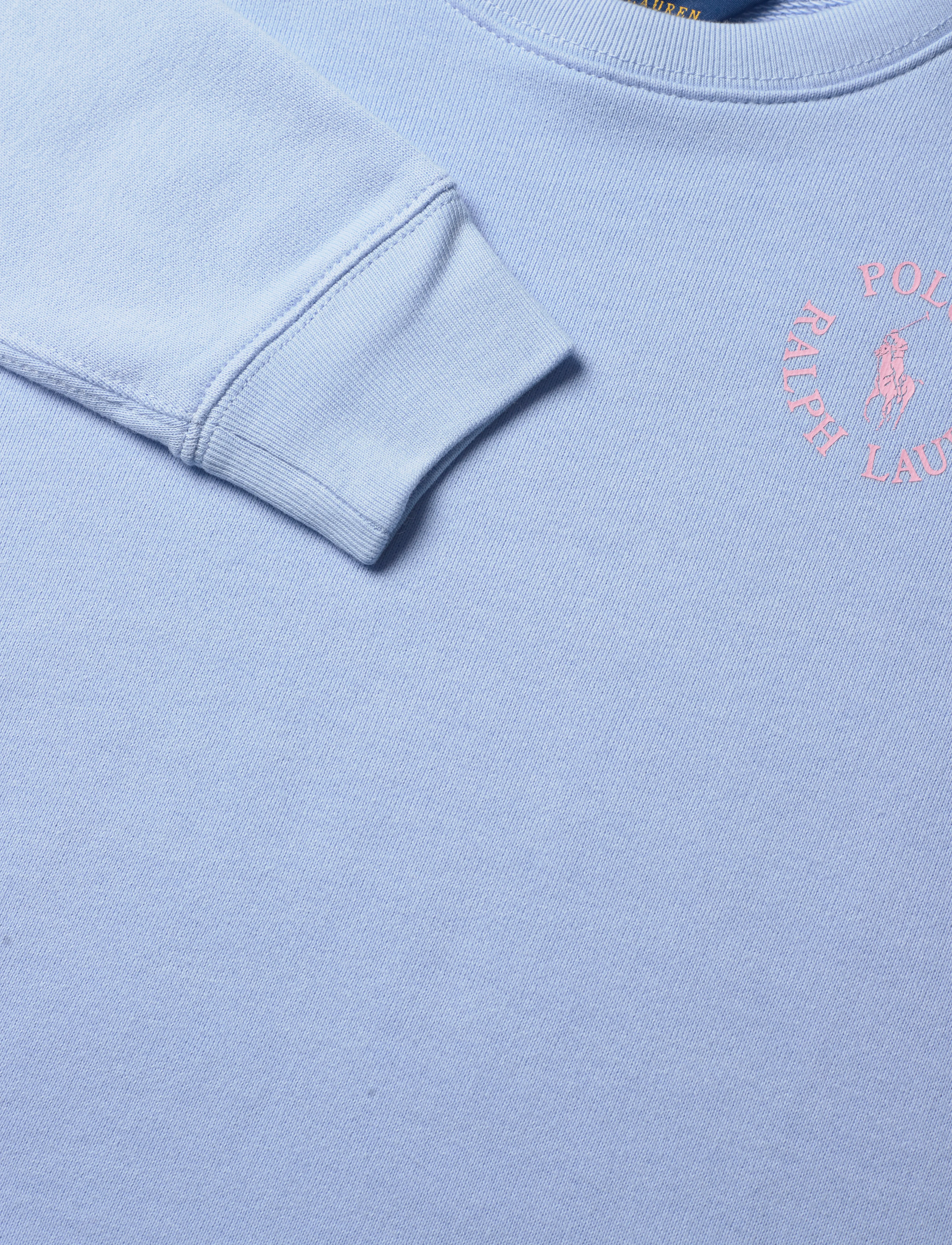 Ralph Lauren Kids - DRAPEY TERRY-BUBBLE PO CN-KN-SWS - baby blue - 2