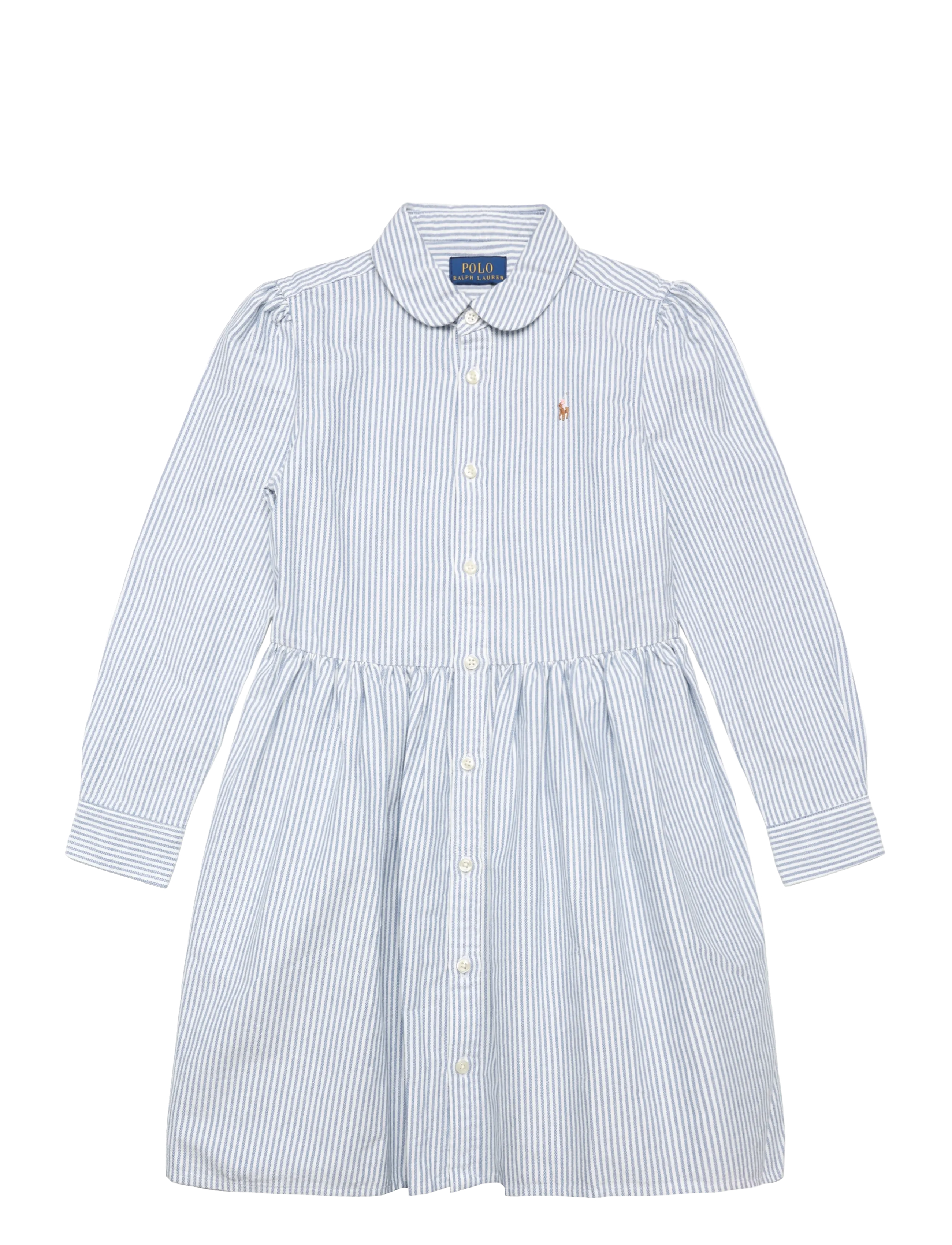 Ralph Lauren Kids Striped Cotton Oxford Shirtdress - Back to school - BSR BLUE/WHITE / blue