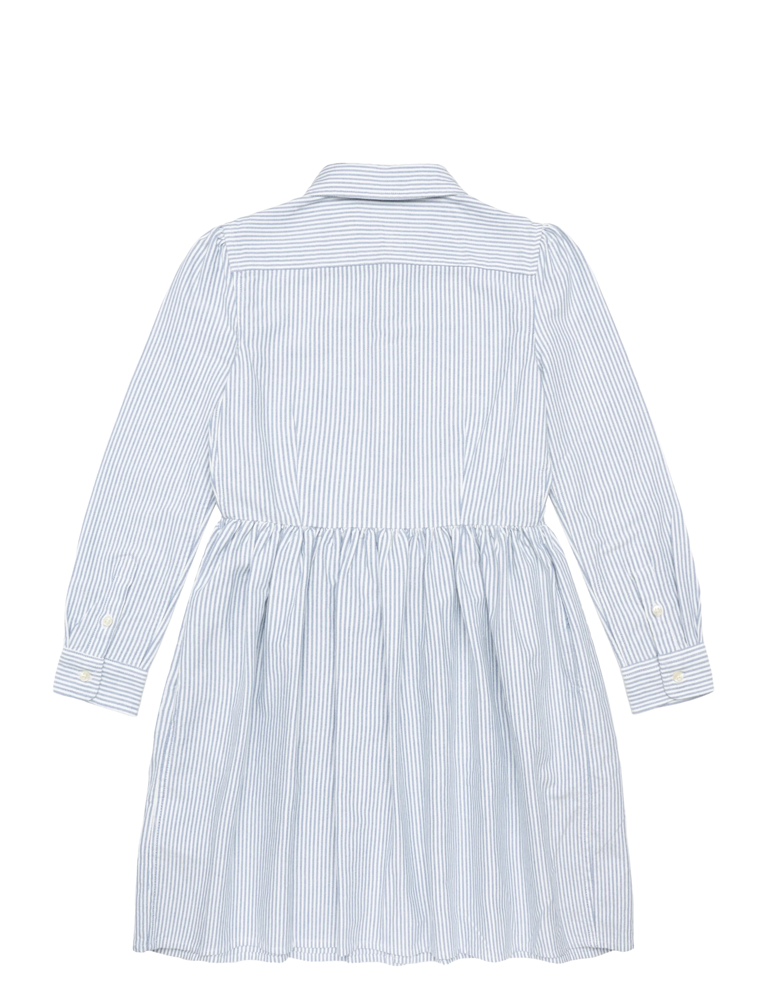 Ralph Lauren Kids - Striped Cotton Oxford Shirtdress - bsr blue/white - 1