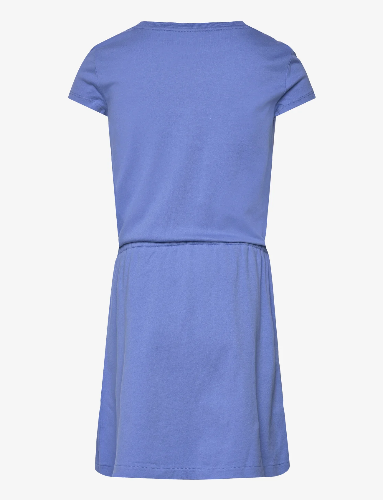 Ralph Lauren Kids - Polo Bear Cotton Jersey Dress - kortærmede hverdagskjoler - new england blue - 1