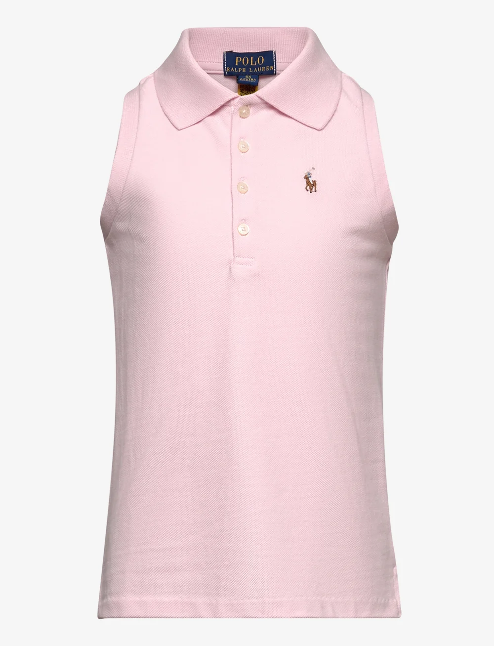 Ralph Lauren Kids Sleeveless Cotton Mesh Polo Shirt Sleeveless Boozt