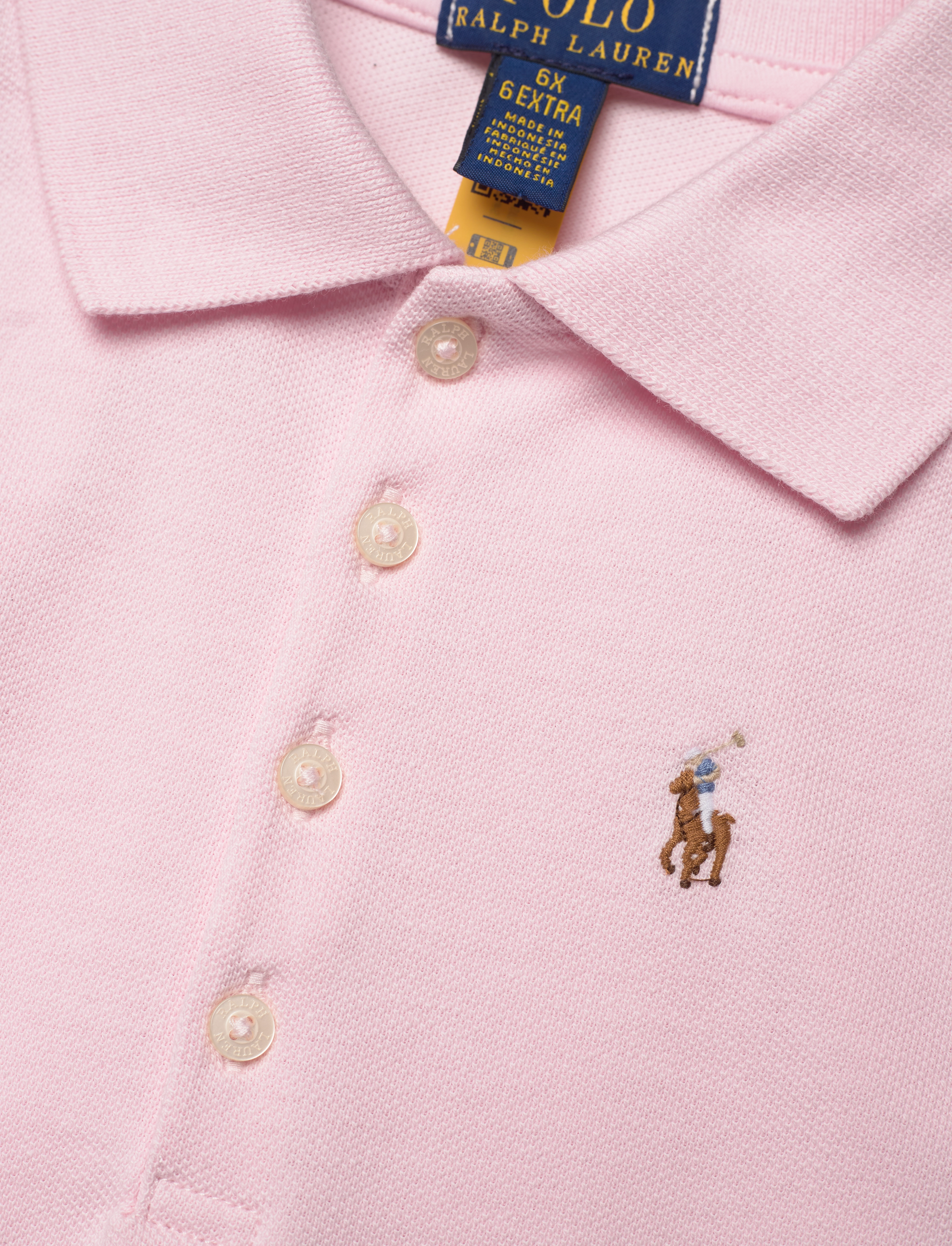 Ralph Lauren Kids - Sleeveless Cotton Mesh Polo Shirt - hint of pink - 2