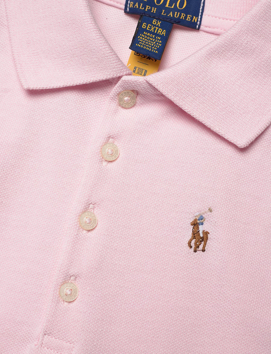 Ralph Lauren Kids - Sleeveless Cotton Mesh Polo Shirt - hint of pink - 2