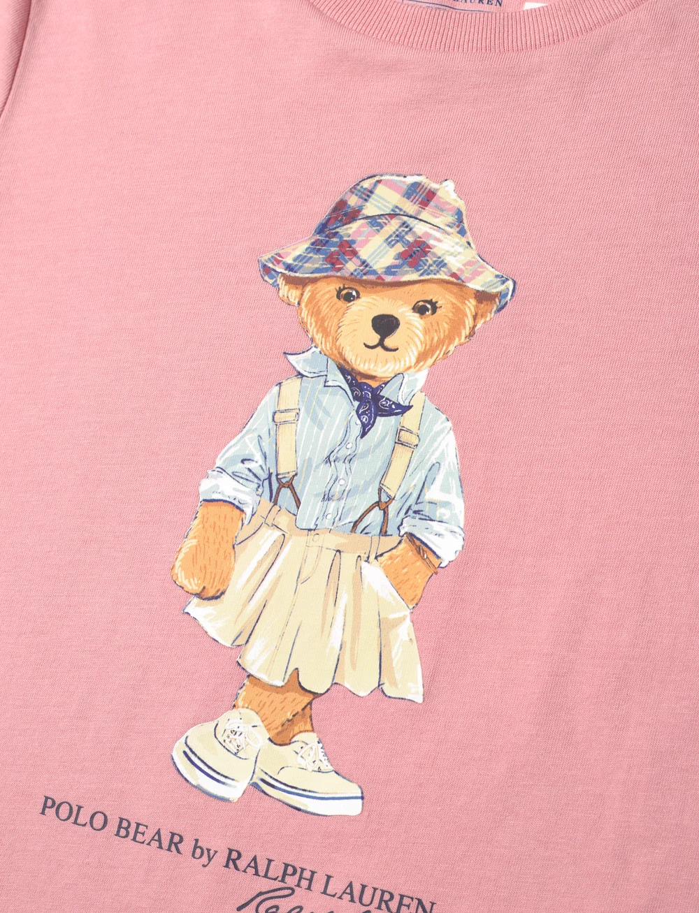 Ralph Lauren Kids Polo Bear Cotton Jersey Tee Dress Short sleeved casual dresses Boozt