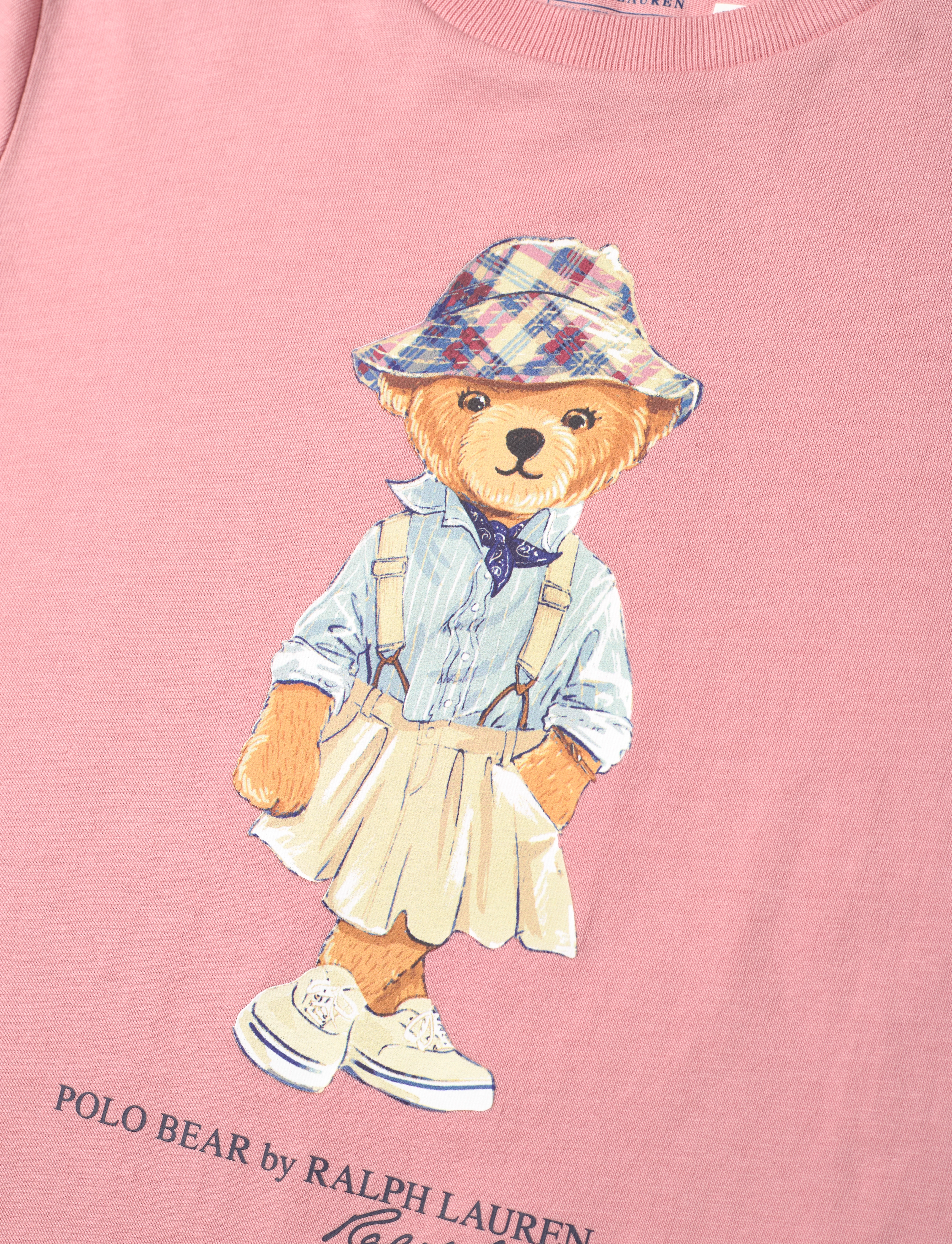 polo bear cotton jersey tee dress Polo Ralph Lauren Polo Bear Cotton Jersey Tee Dress - Kids