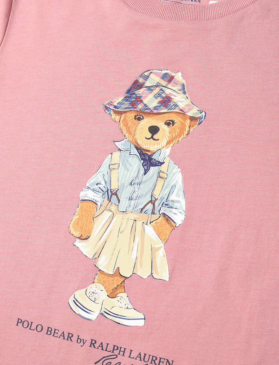 polo bear cotton jersey tee dress Polo Ralph Lauren Polo Bear Cotton Jersey Tee Dress - Kids