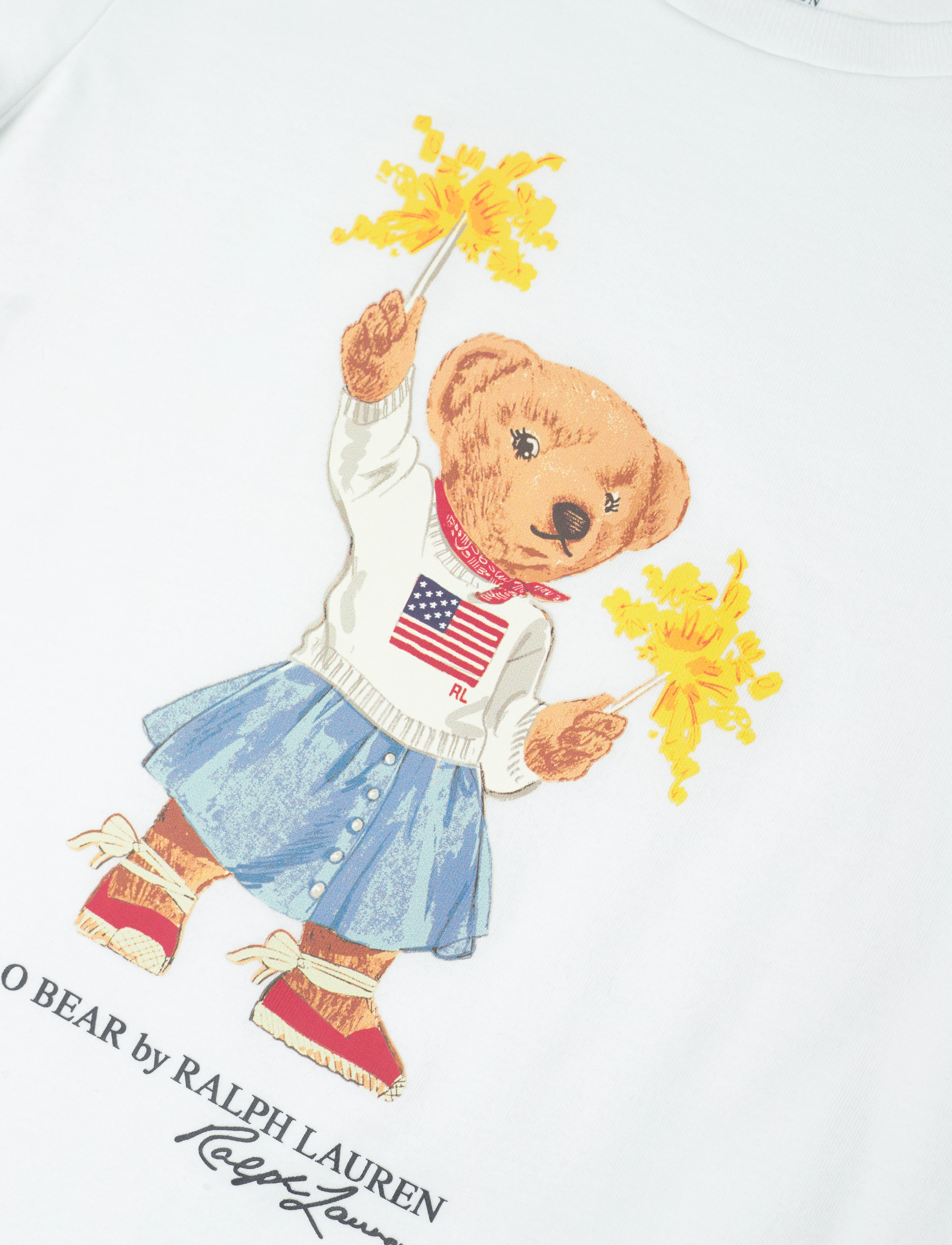 Ralph Lauren Kids - Polo Bear Cotton Jersey Tee - white - 2