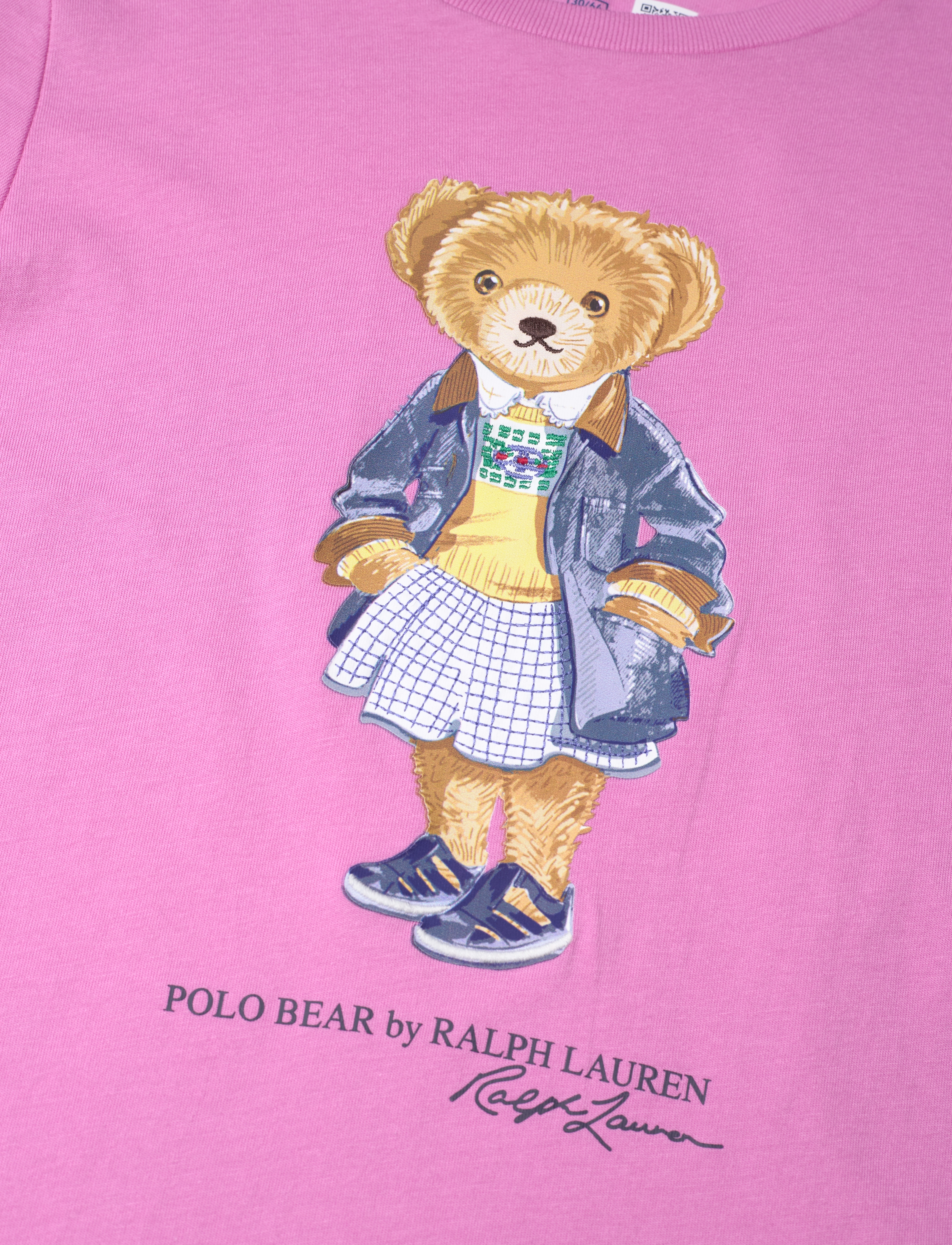Ralph Lauren Kids - Polo Bear Cotton Jersey Tee - laguna pink - 2