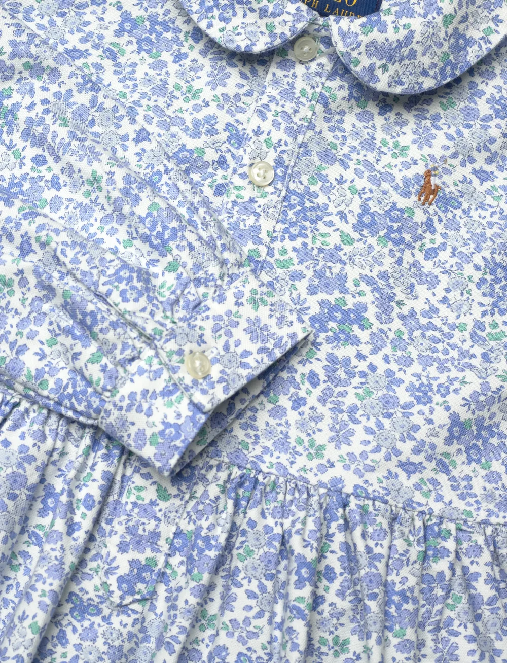Ralph Lauren Kids - CLASSIC OXFORD-FLRLLSSHDRSS-DR-DAD - langærmede babykjoler - carolan floral ne - 2