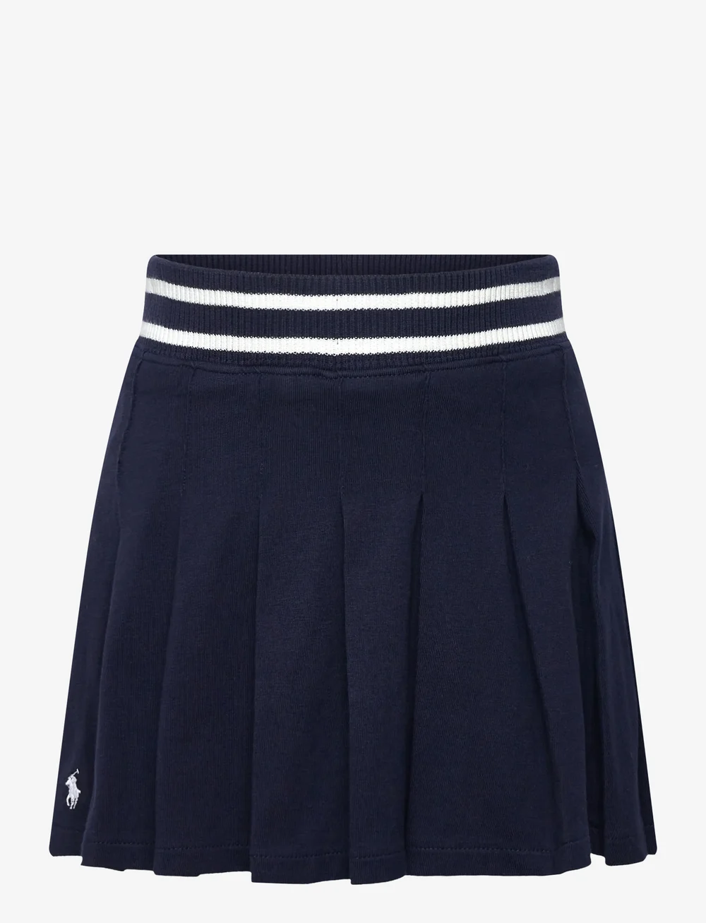 Ralph Lauren Kids - Pleated Cotton Jersey Skort - Šortai - refined navy - 1