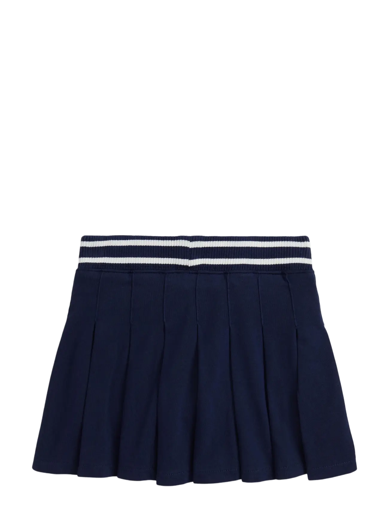 Ralph Lauren Kids - Pleated Cotton Jersey Skort - skorts - refined navy - 2