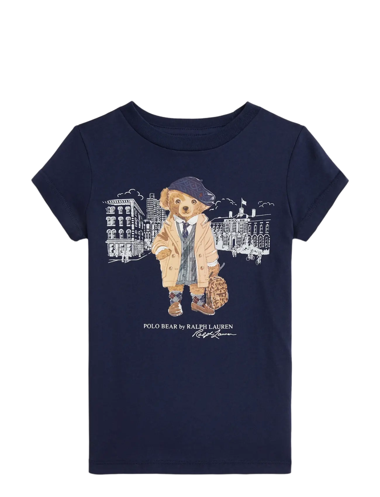 Ralph Lauren Kids Polo Bear Cotton Jersey Tee - Shop by age - REFINED NAVY / navy