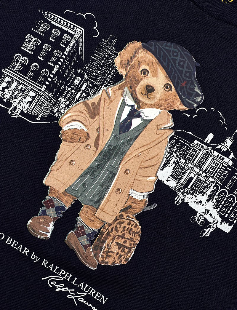 Ralph Lauren Kids - Polo Bear Cotton Jersey Tee - short-sleeved t-shirts - refined navy - 5