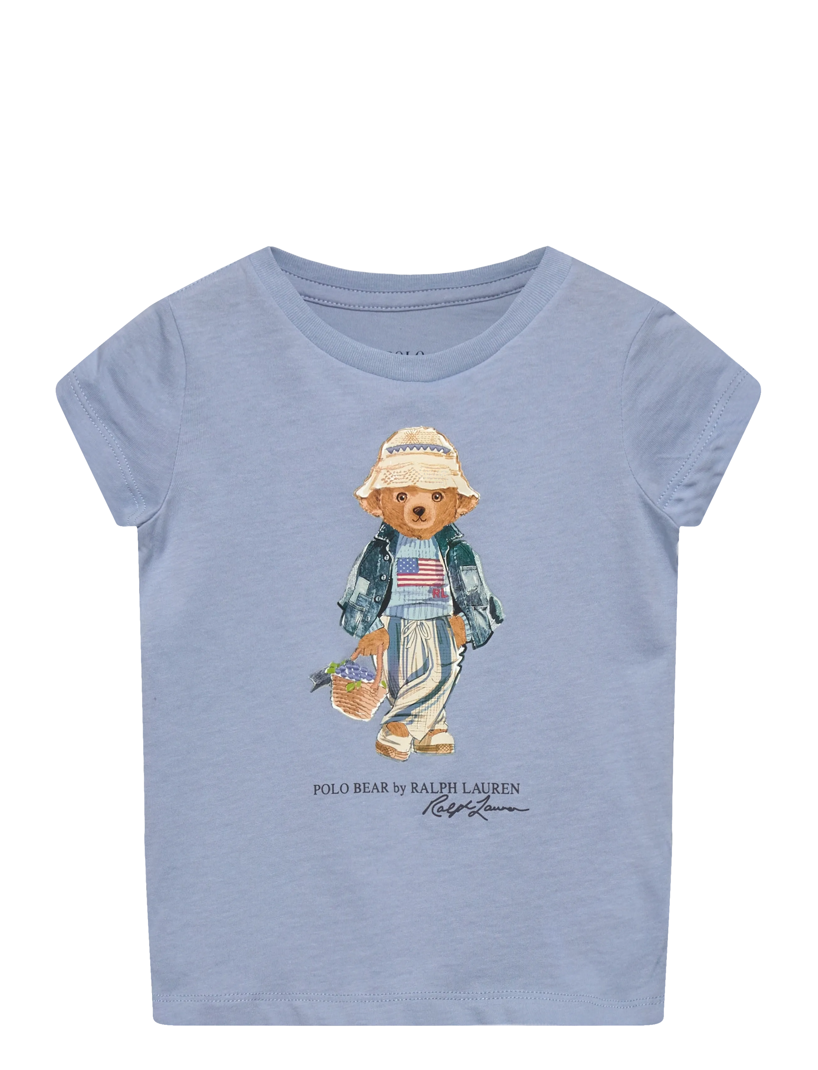 Ralph Lauren Kids Polo Bear Cotton Jersey Tee - Polo Ralph Lauren - ESTATE BLUE / blue