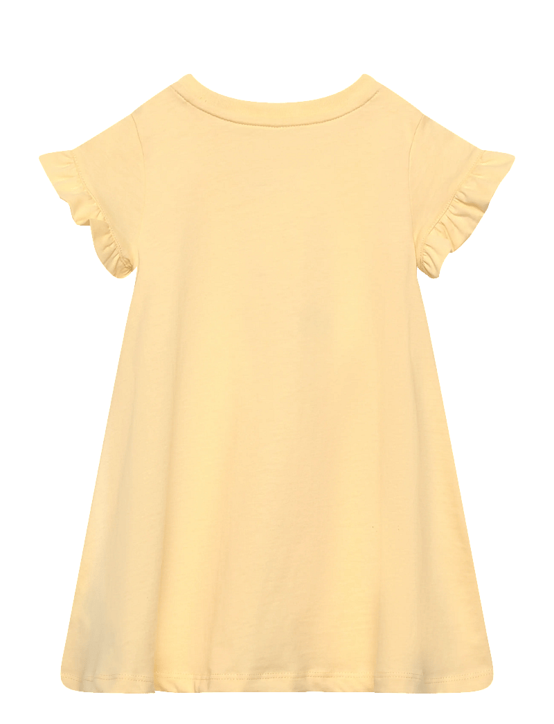 Ralph Lauren Kids - Polo Bear Cotton Jersey Dress - kurzärmelige babykleider - t-bird yellow - 1