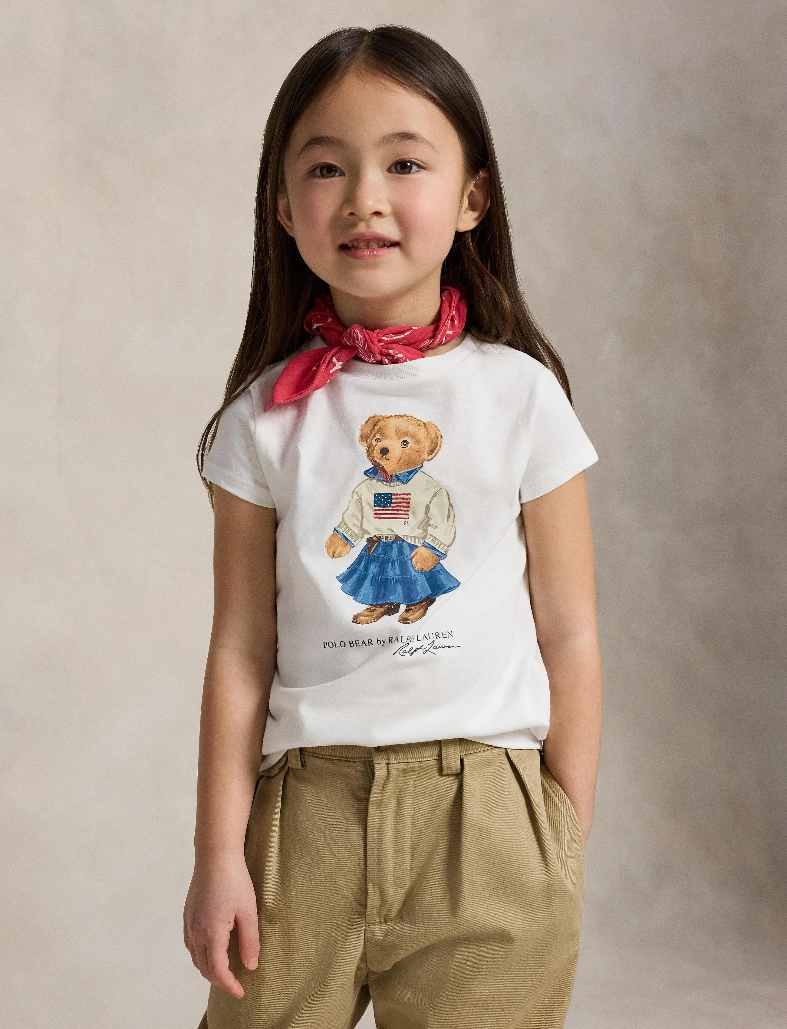 Ralph Lauren Kids - 26/1 JERSEY-KNT-T-SHIRT - kurzärmelige - white - 4