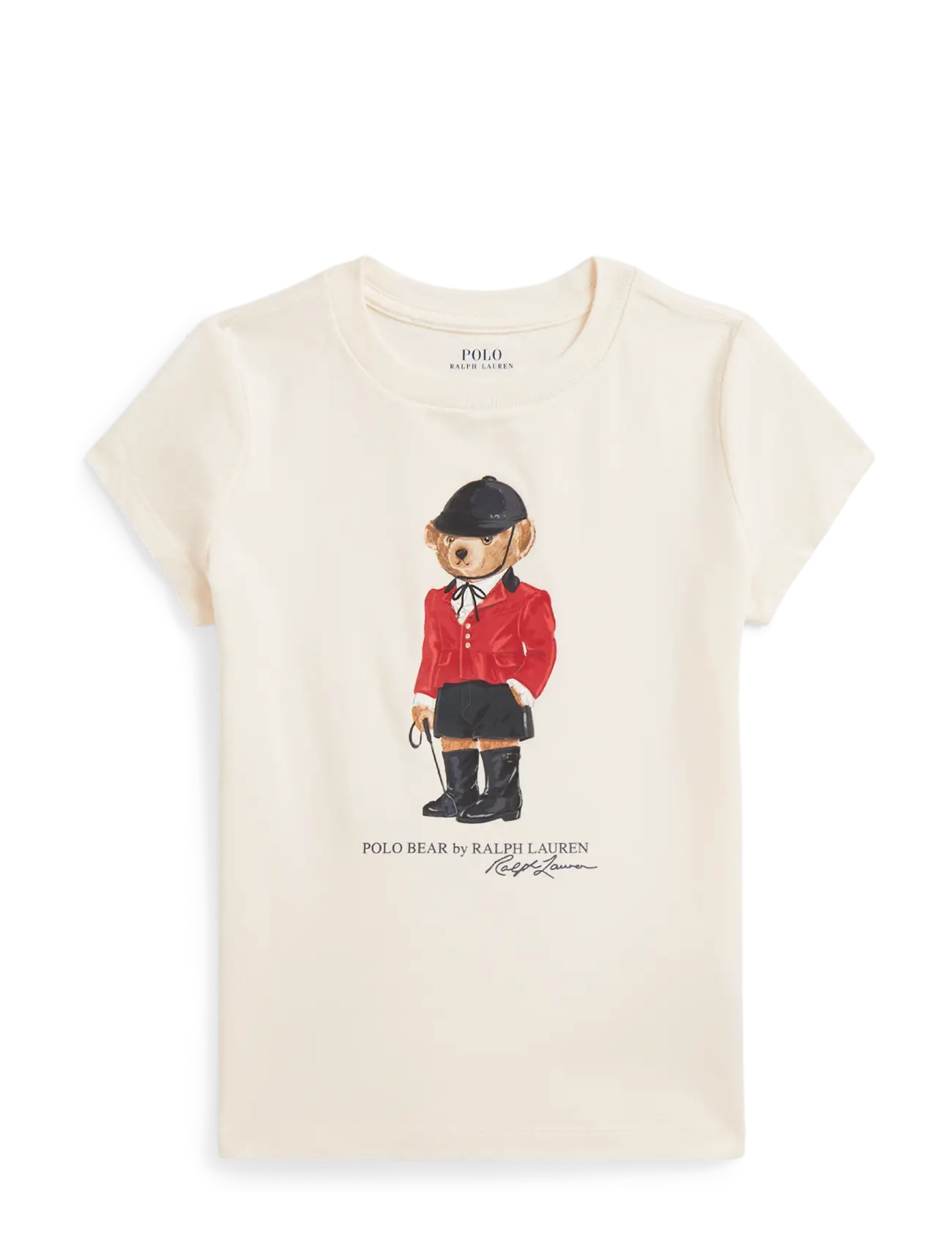 Ralph Lauren Kids Polo Bear Cotton Tee - Kortærmede T-shirts - CLUBHOUSE CREAM / cream