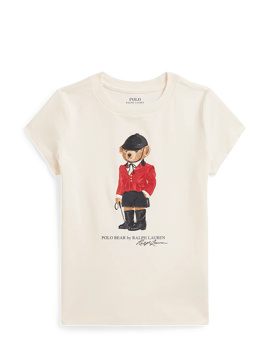 Ralph Lauren Kids - Polo Bear Cotton Tee - clubhouse cream - 0