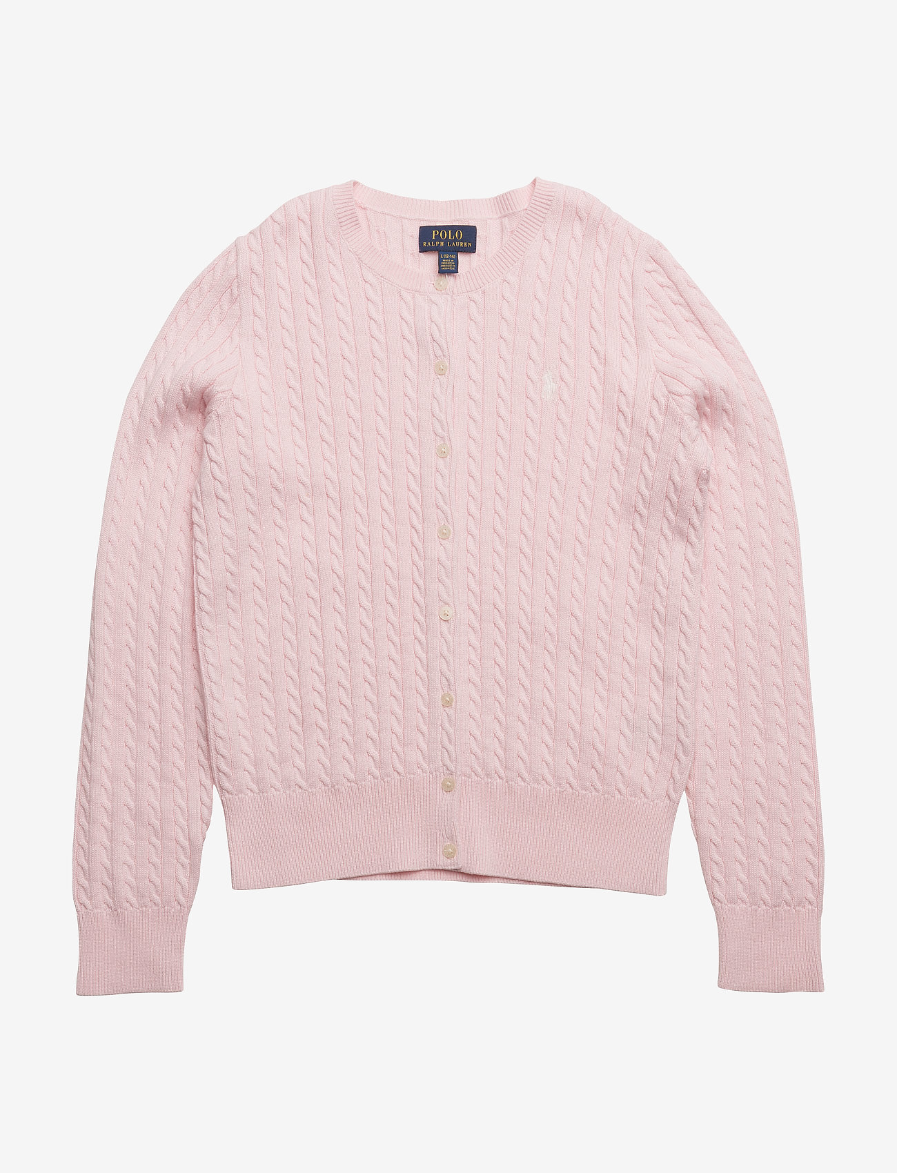 Ralph Lauren Kids Mini-Cable Cotton Cardigan - Teens 9 bis 14 Jahren - HINT OF PINK / pink/rose