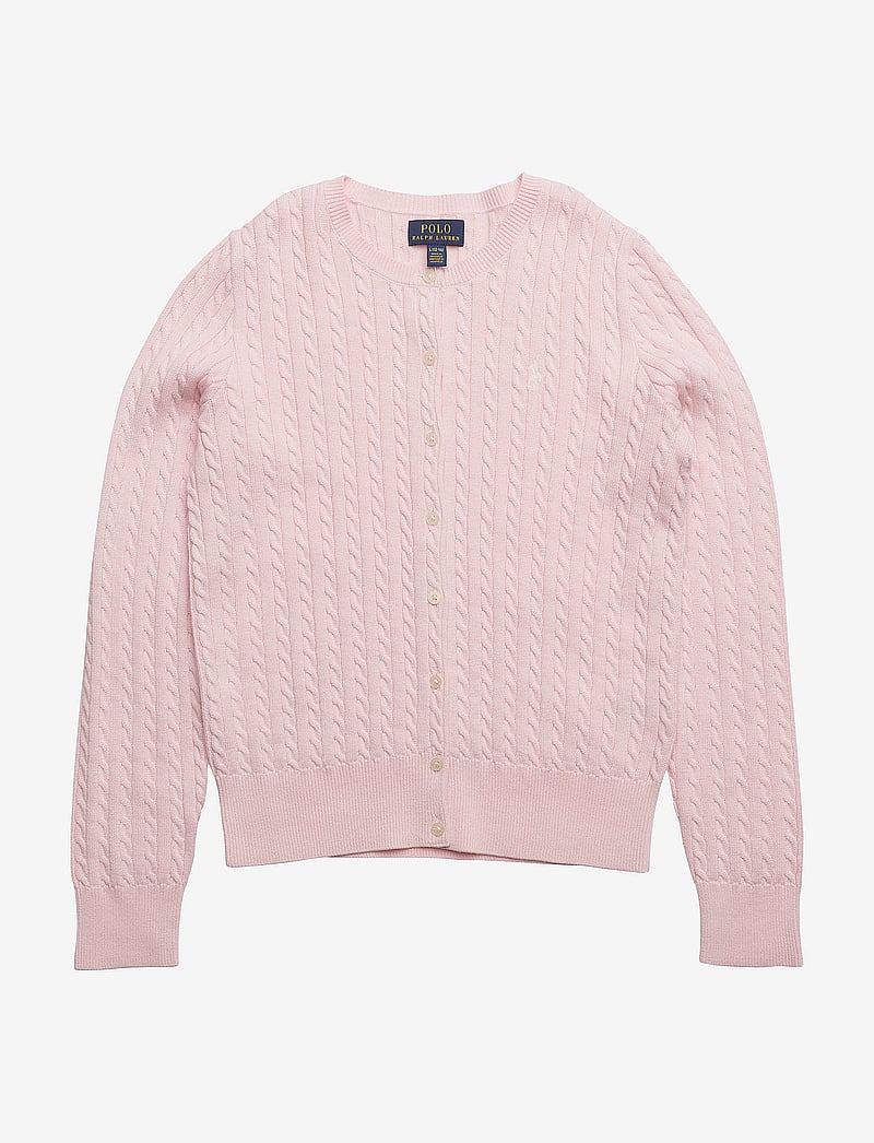 Ralph Lauren Kids - Mini-Cable Cotton Cardigan - cardigans - hint of pink - 1