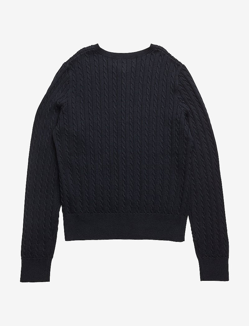 Ralph Lauren Kids - Mini-Cable Cotton Cardigan - cardigans - hunter navy - 1